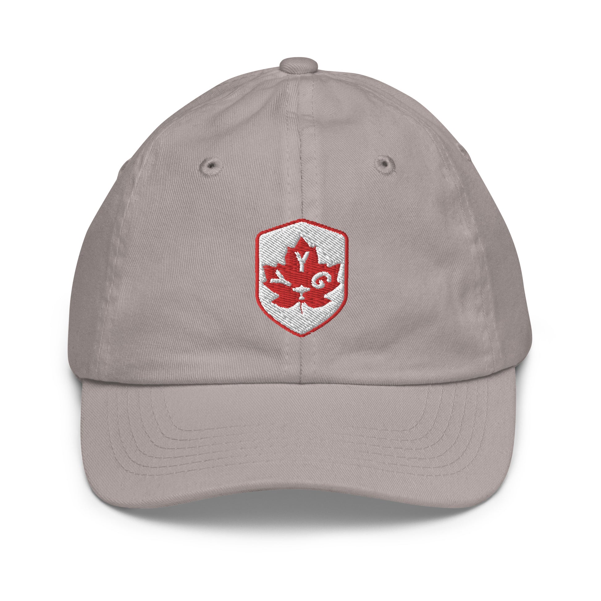 Maple Leaf Kid's Cap - Red/White • YYG Charlottetown • YHM Designs - Image 22