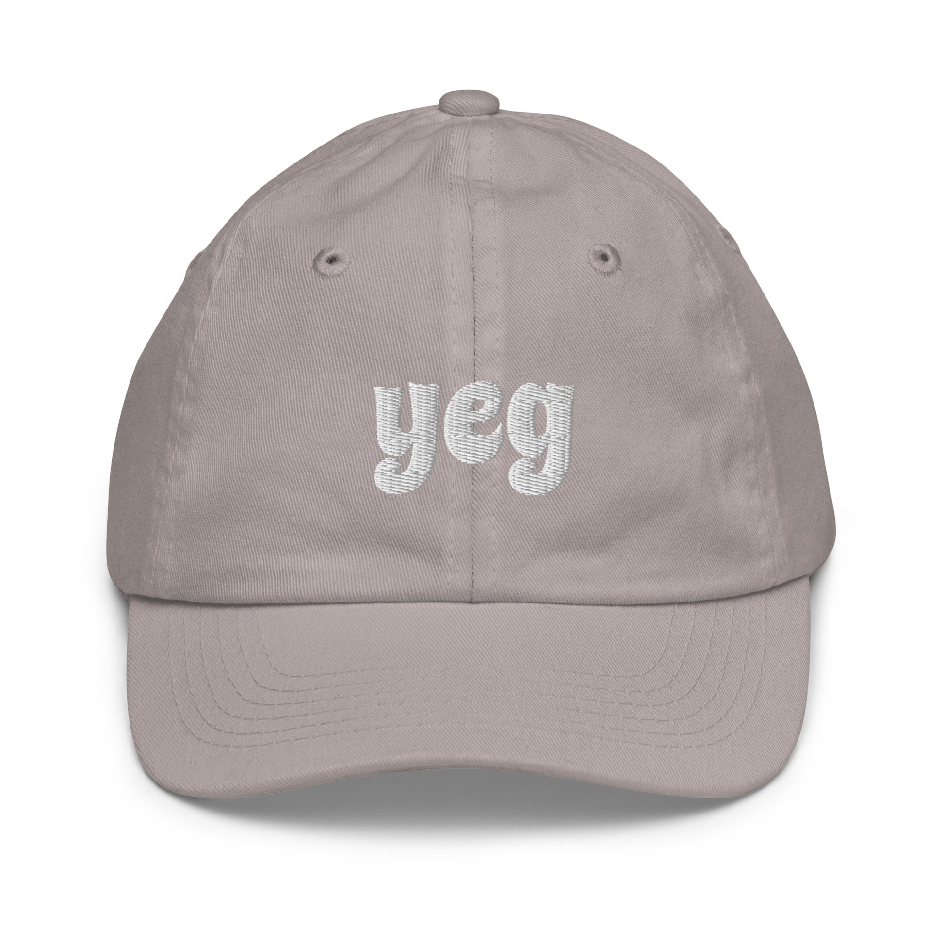 Groovy Kid's Baseball Cap - White • YEG Edmonton • YHM Designs - Image 19