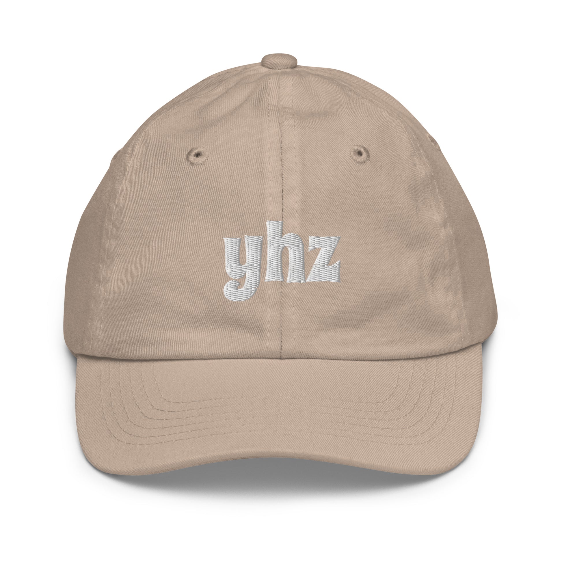Groovy Kid's Baseball Cap - White • YHZ Halifax • YHM Designs - Image 21