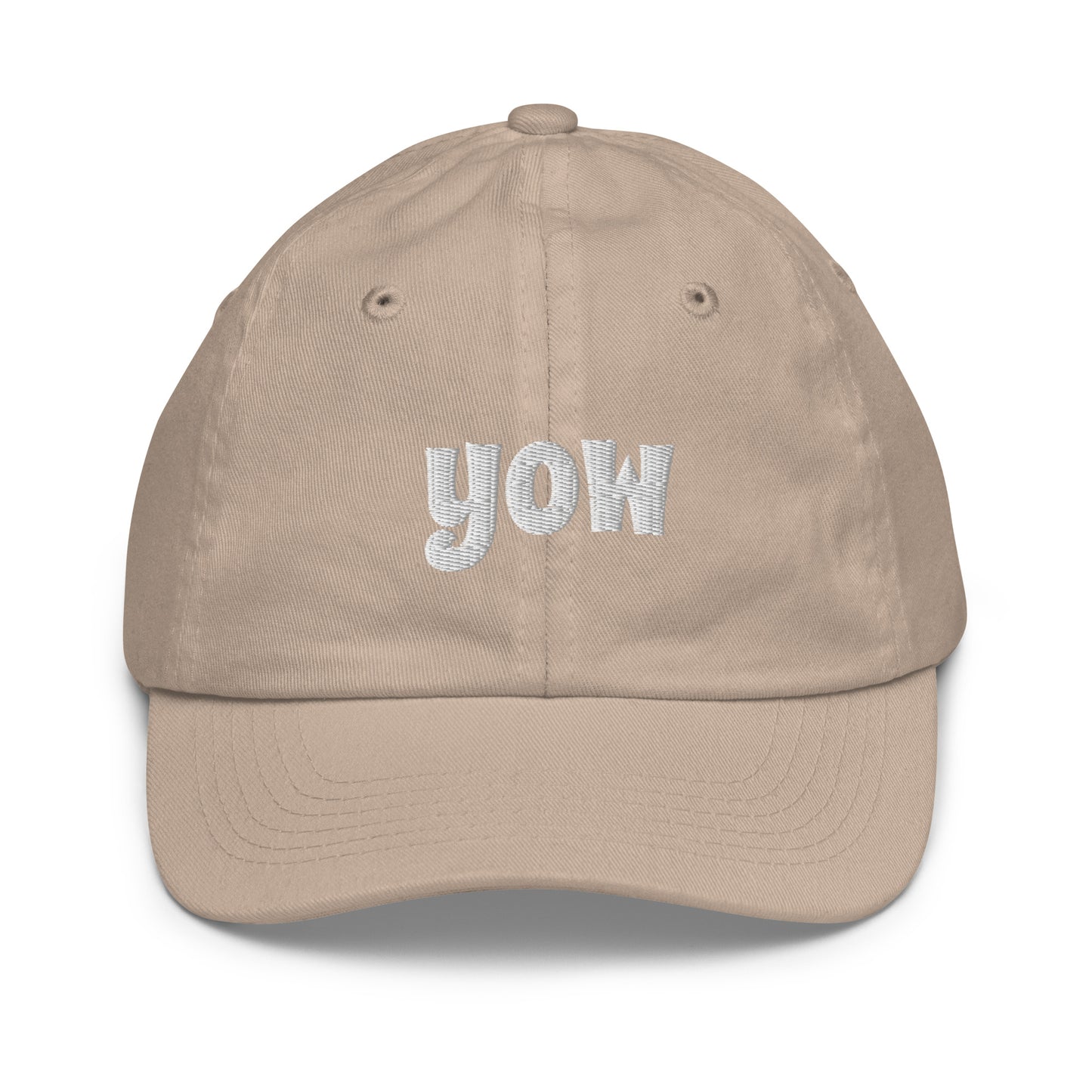 Groovy Kid's Baseball Cap - White • YOW Ottawa • YHM Designs - Image 21