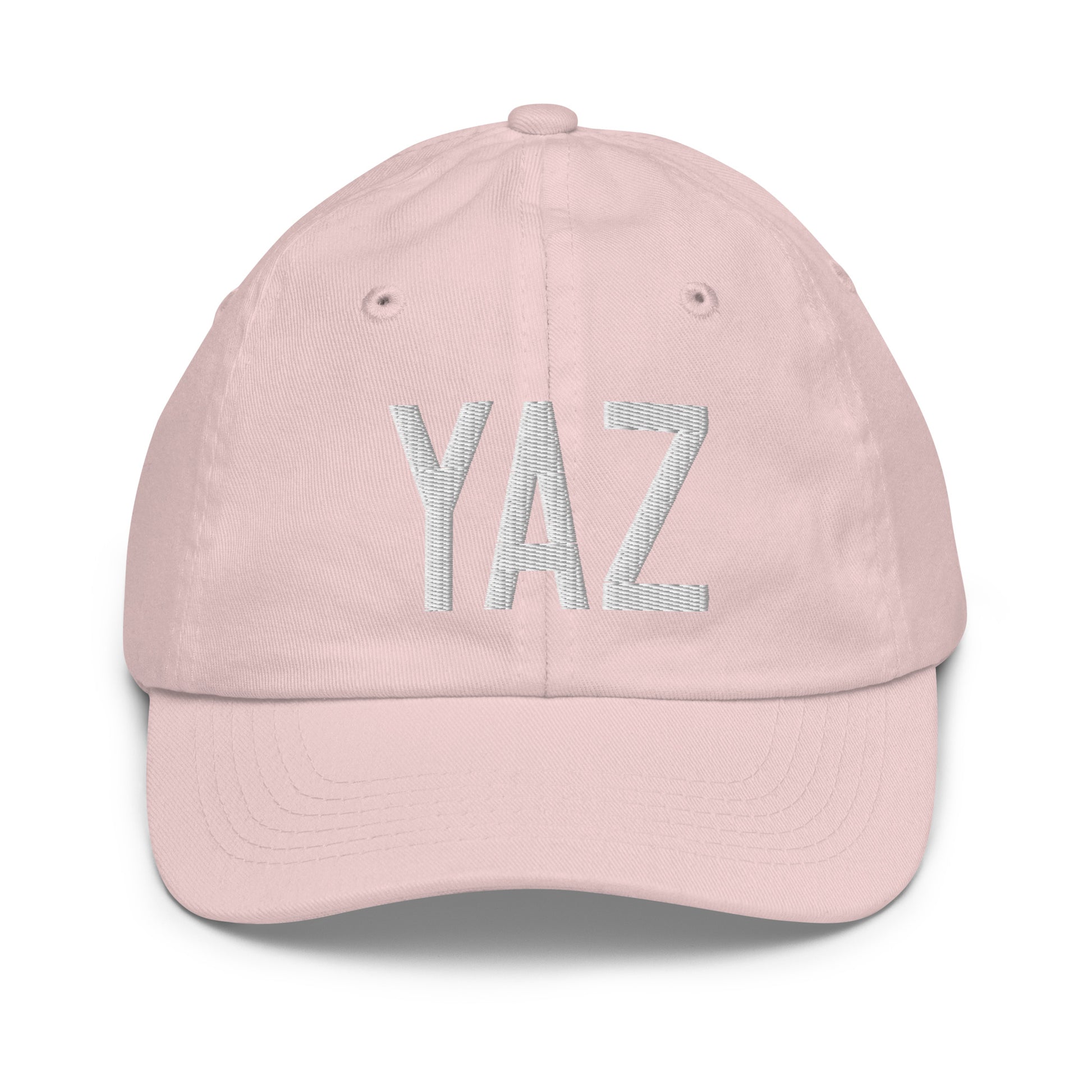 Airport Code Kid's Baseball Cap - White • YAZ Tofino • YHM Designs - Image 31