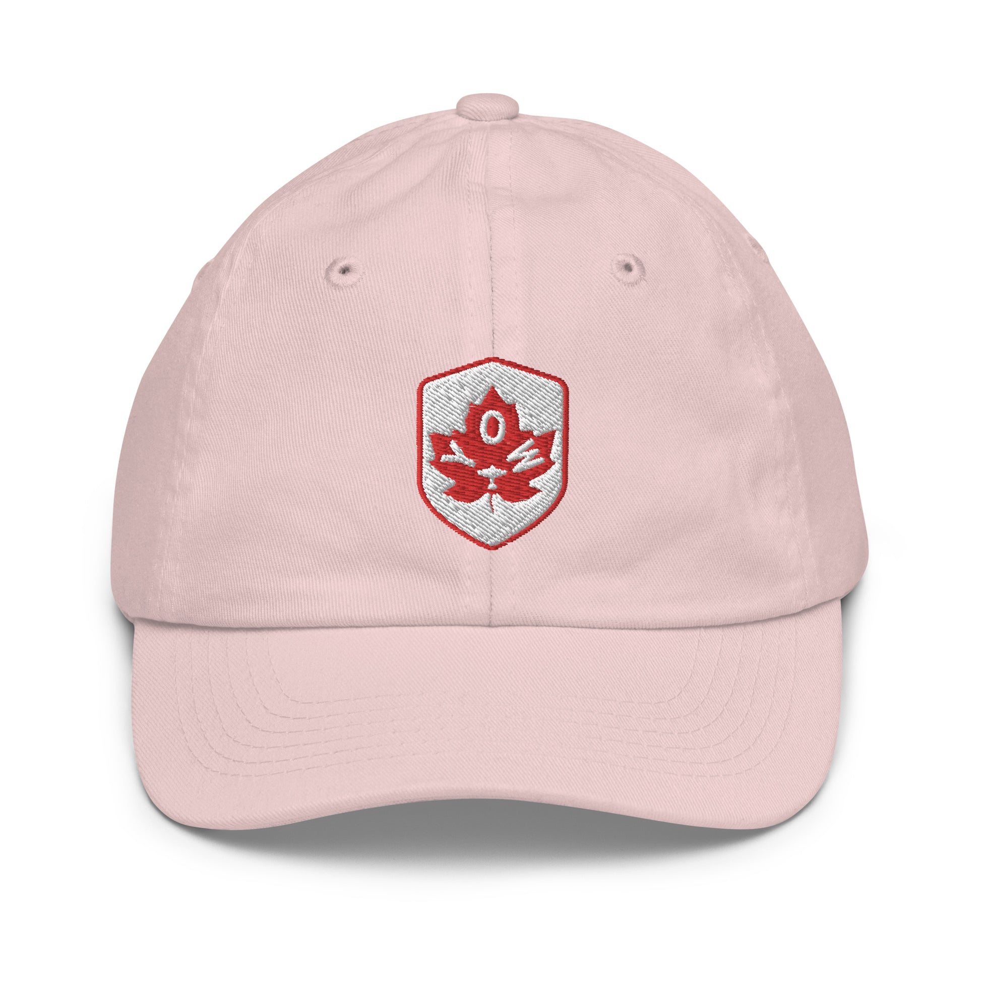 Maple Leaf Kid's Cap - Red/White • YOW Ottawa • YHM Designs - Image 24
