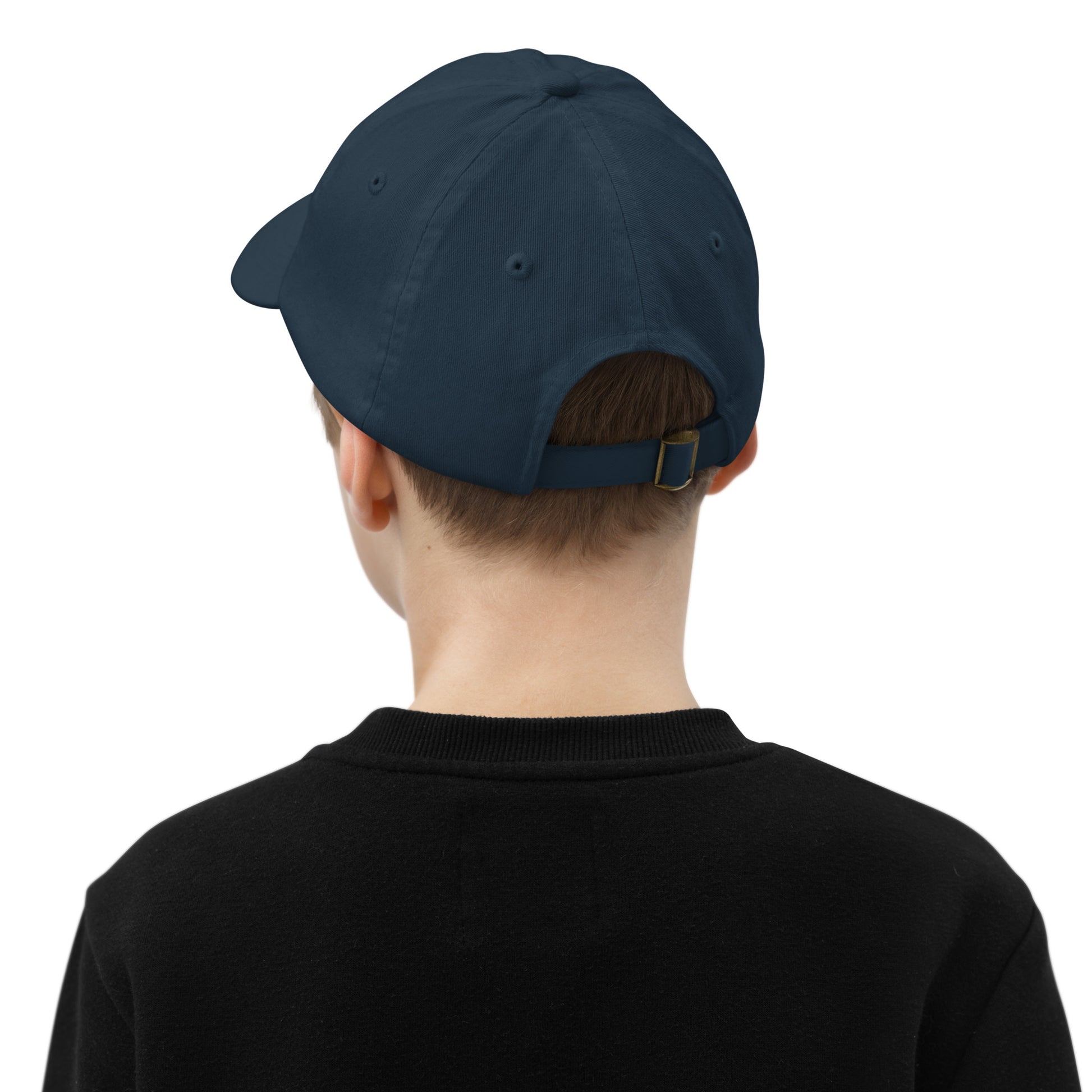Groovy Kid's Baseball Cap - White • YOW Ottawa • YHM Designs - Image 03