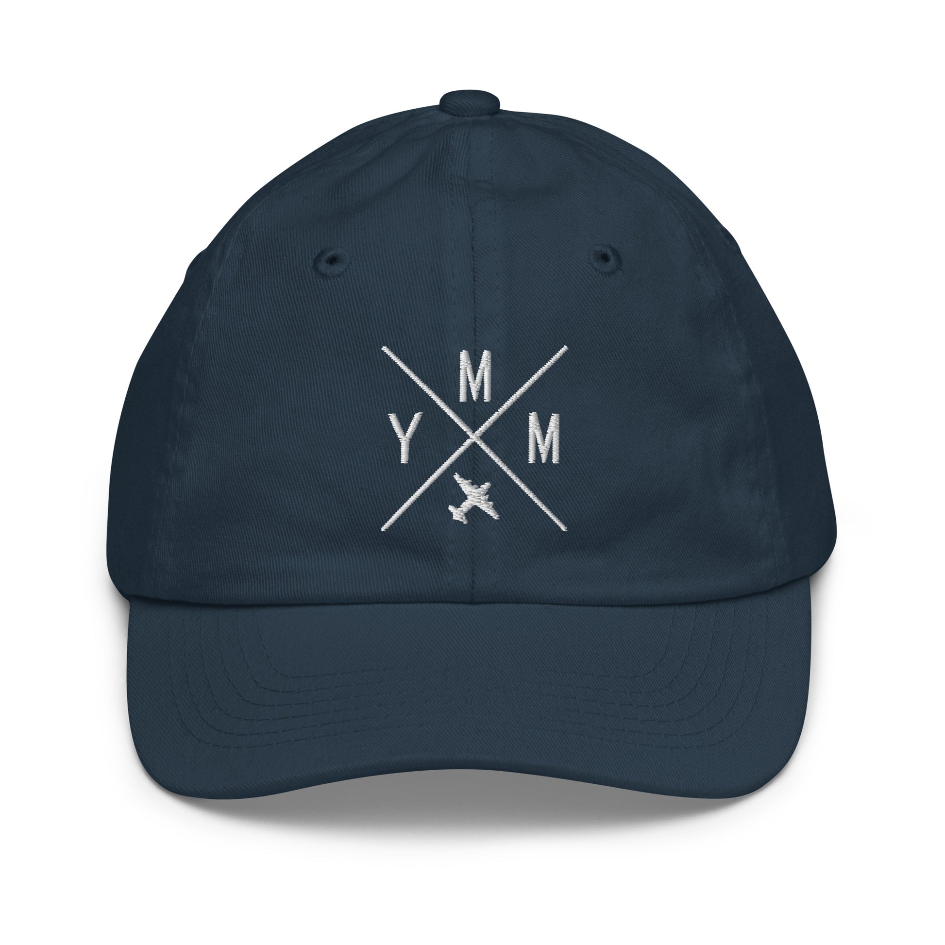 Crossed-X Kid's Baseball Cap - White • YMM Fort McMurray • YHM Designs - Image 14