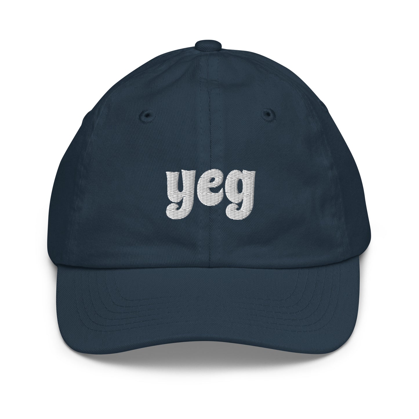 Groovy Kid's Baseball Cap - White • YEG Edmonton • YHM Designs - Image 12