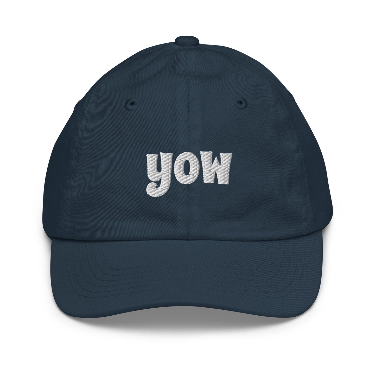 Groovy Kid's Baseball Cap - White • YOW Ottawa • YHM Designs - Image 12
