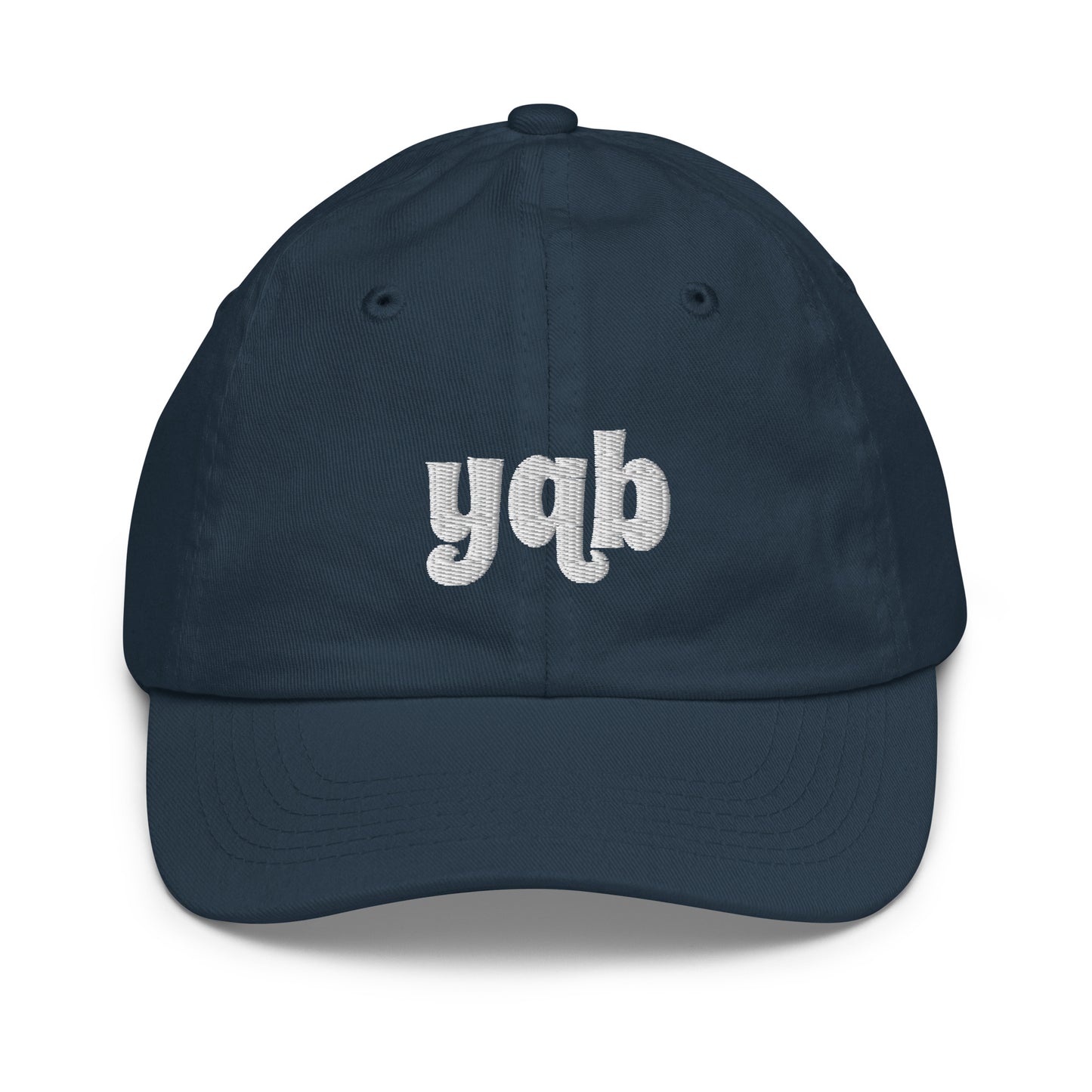 Groovy Kid's Baseball Cap - White • YQB Quebec City • YHM Designs - Image 12