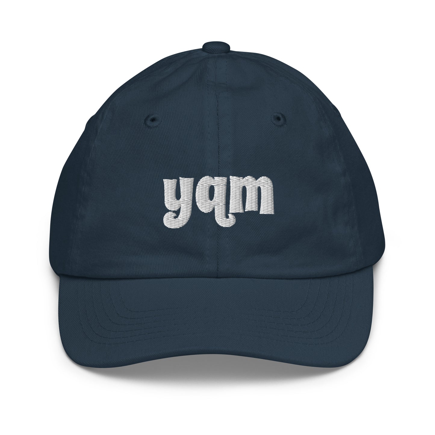 Groovy Kid's Baseball Cap - White • YQM Moncton • YHM Designs - Image 12