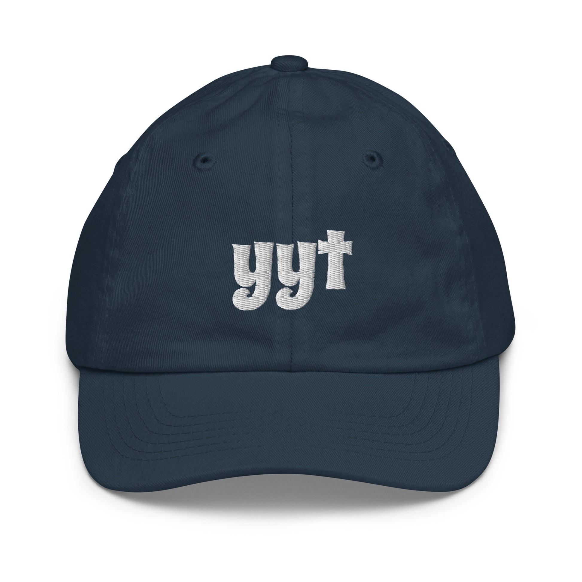 Groovy Kid's Baseball Cap - White • YYT St. John's • YHM Designs - Image 12