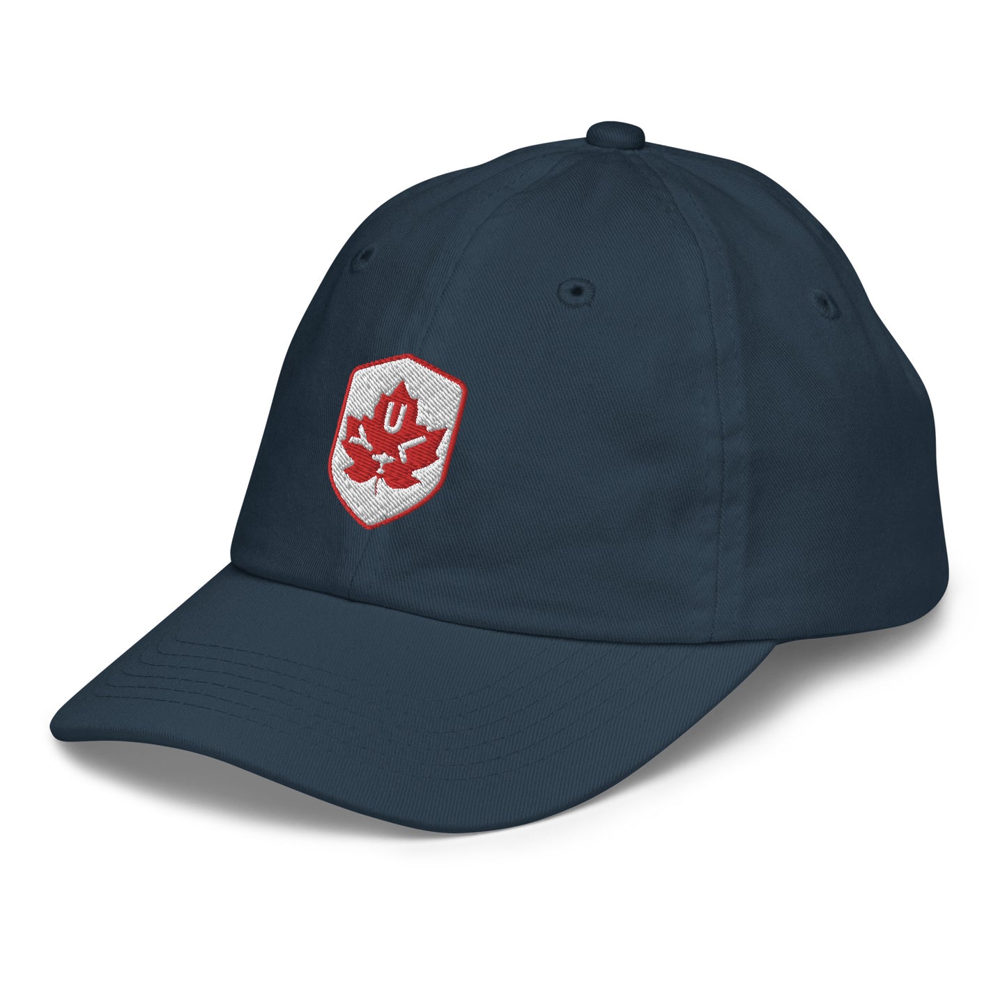 Maple Leaf Kid's Cap - Red/White • YUL Montreal • YHM Designs - Image 15