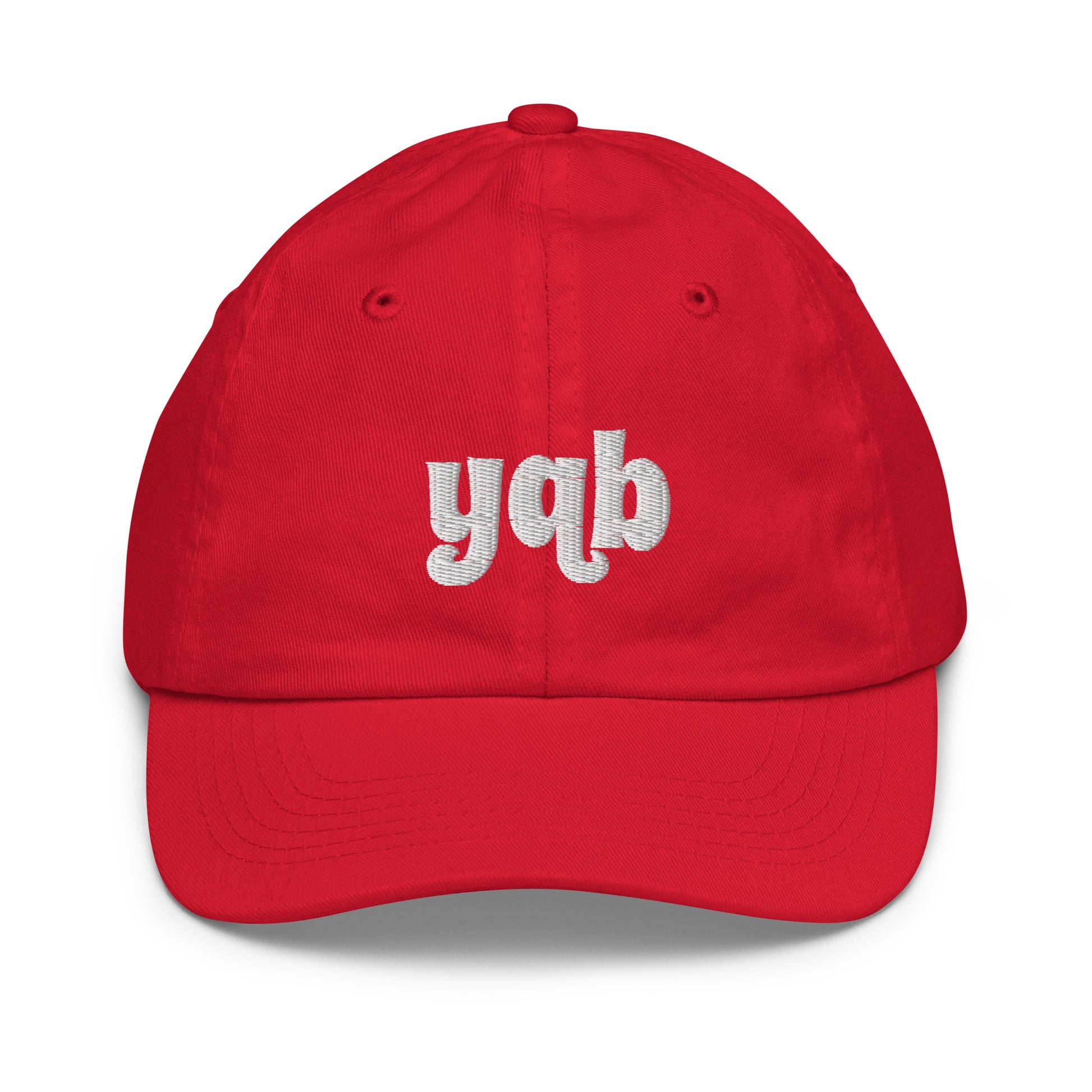 Groovy Kid's Baseball Cap - White • YQB Quebec City • YHM Designs - Image 13