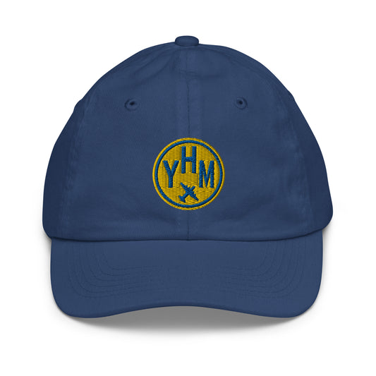 Roundel Kid's Baseball Cap - Gold • YHM Hamilton • YHM Designs - Image 02