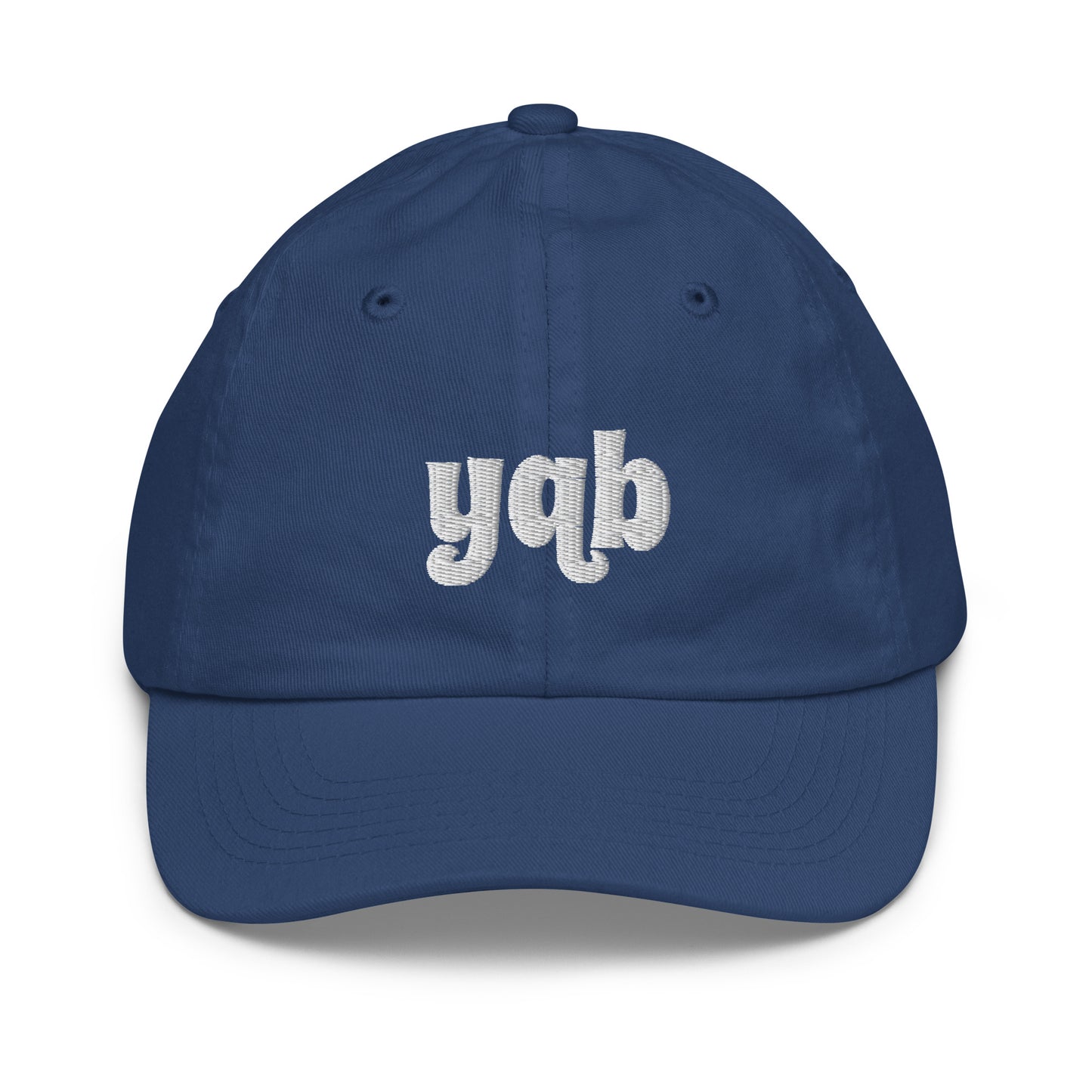 Groovy Kid's Baseball Cap - White • YQB Quebec City • YHM Designs - Image 15