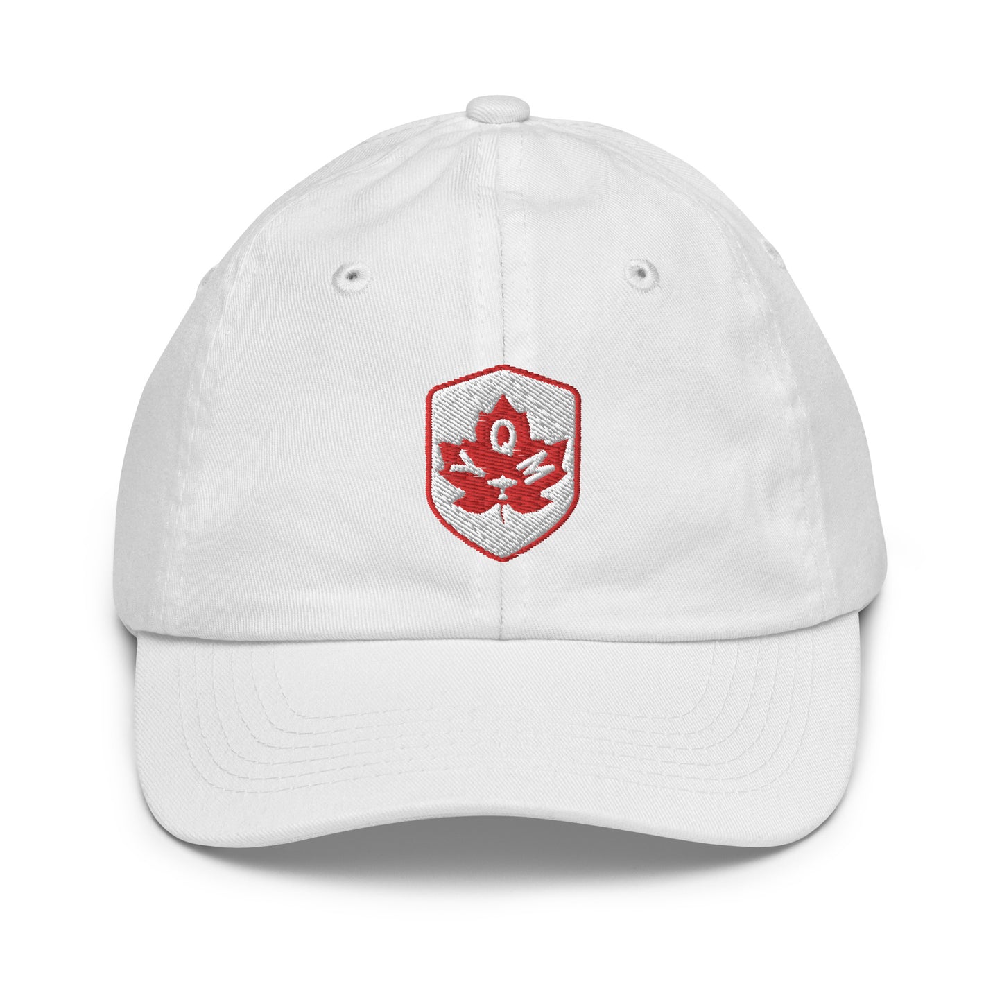 Maple Leaf Kid's Cap - Red/White • YQM Moncton • YHM Designs - Image 26