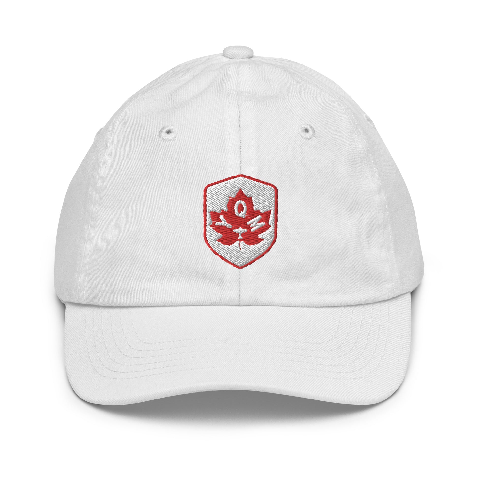 Maple Leaf Kid's Cap - Red/White • YQM Moncton • YHM Designs - Image 26