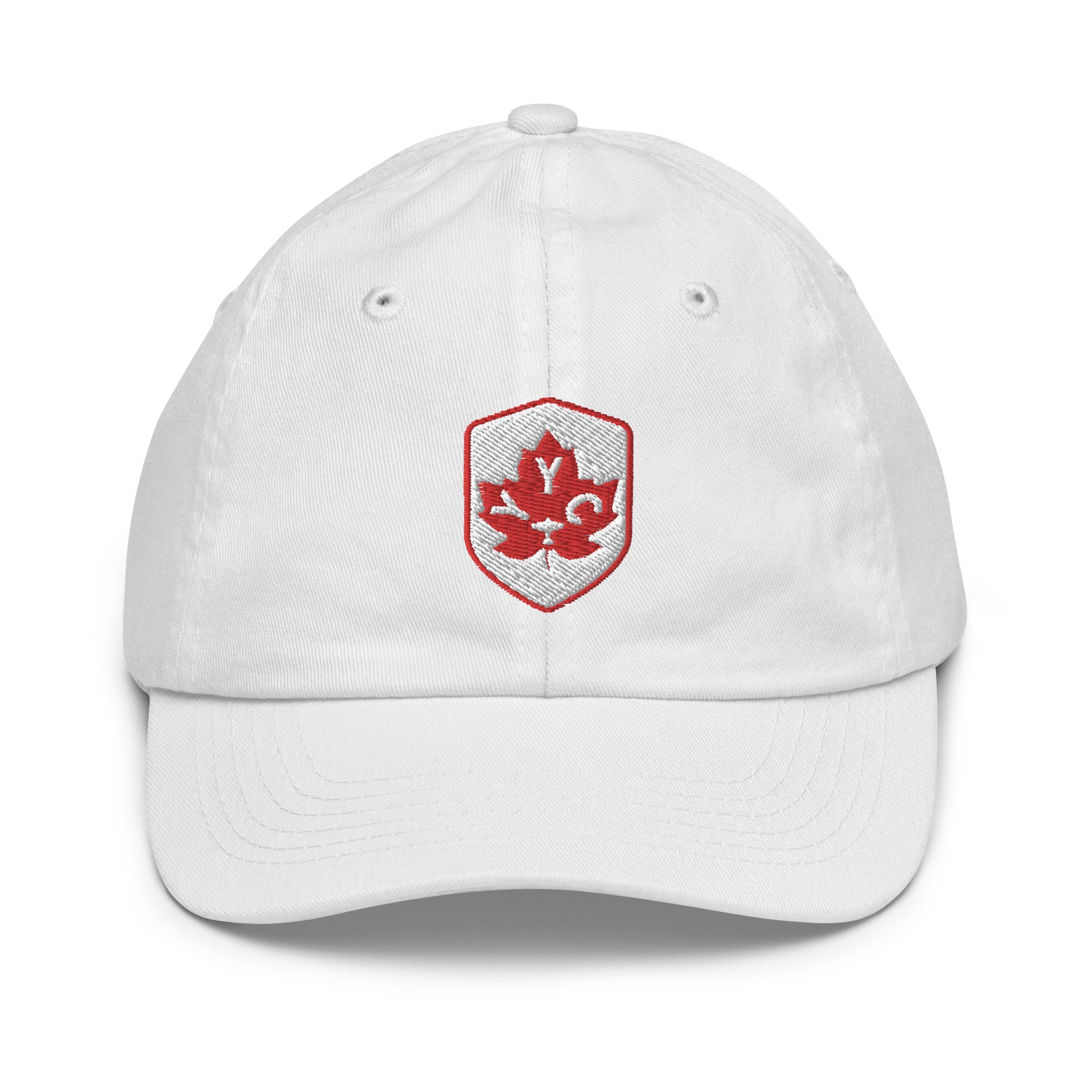 Maple Leaf Kid's Cap - Red/White • YYC Calgary • YHM Designs - Image 26