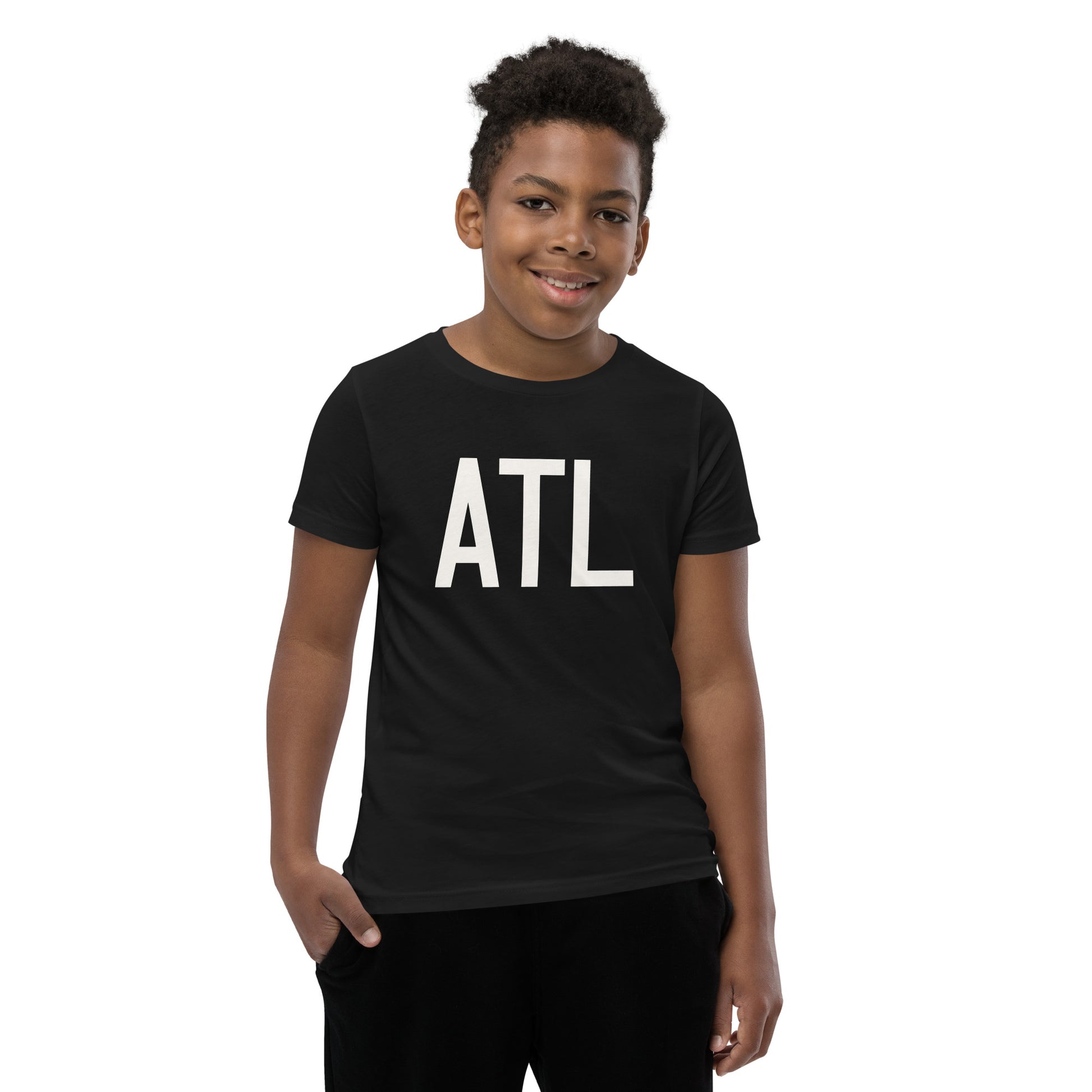 Kid's T-Shirt - White Graphic • ATL Atlanta • YHM Designs - Image 06