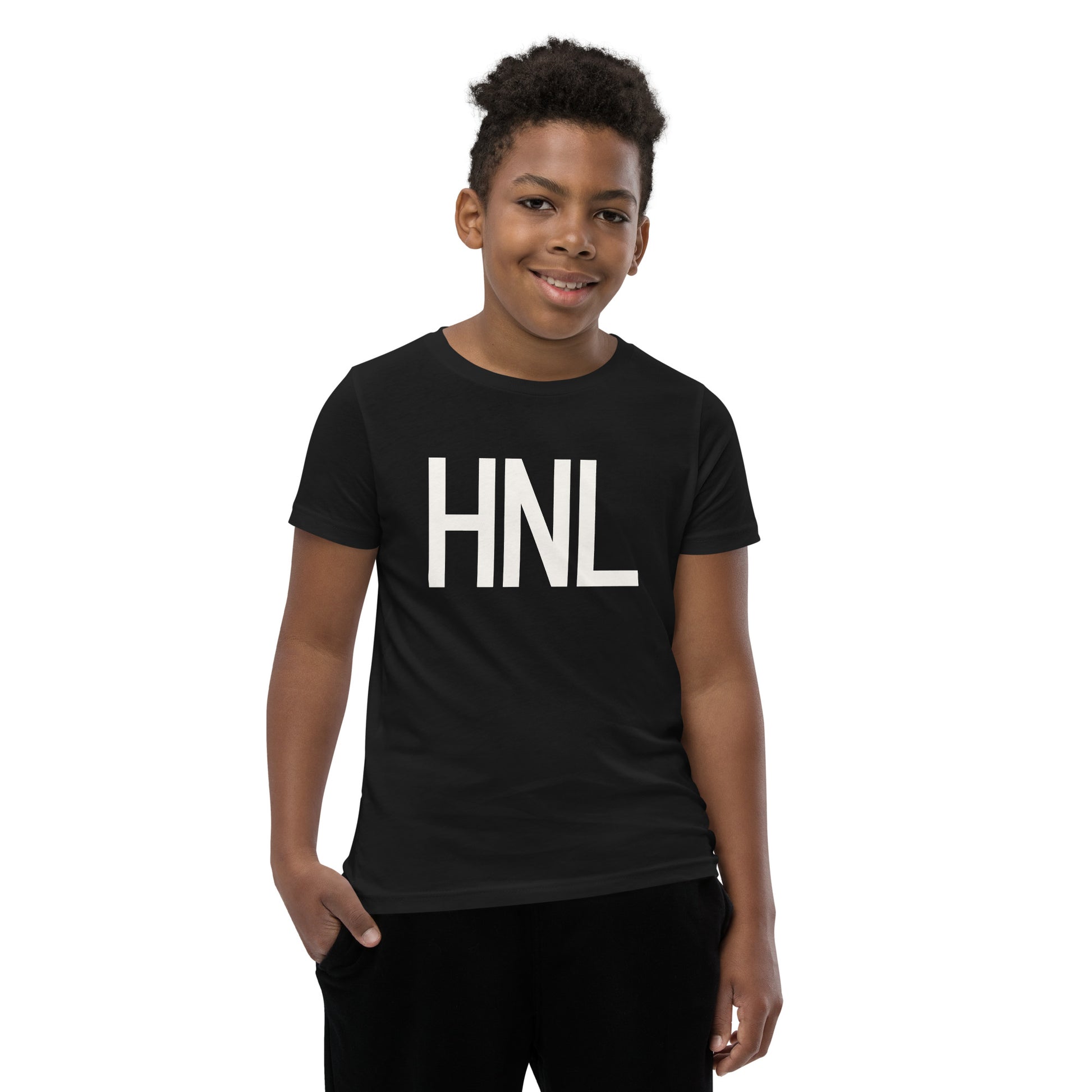 Kid's T-Shirt - White Graphic • HNL Honolulu • YHM Designs - Image 06