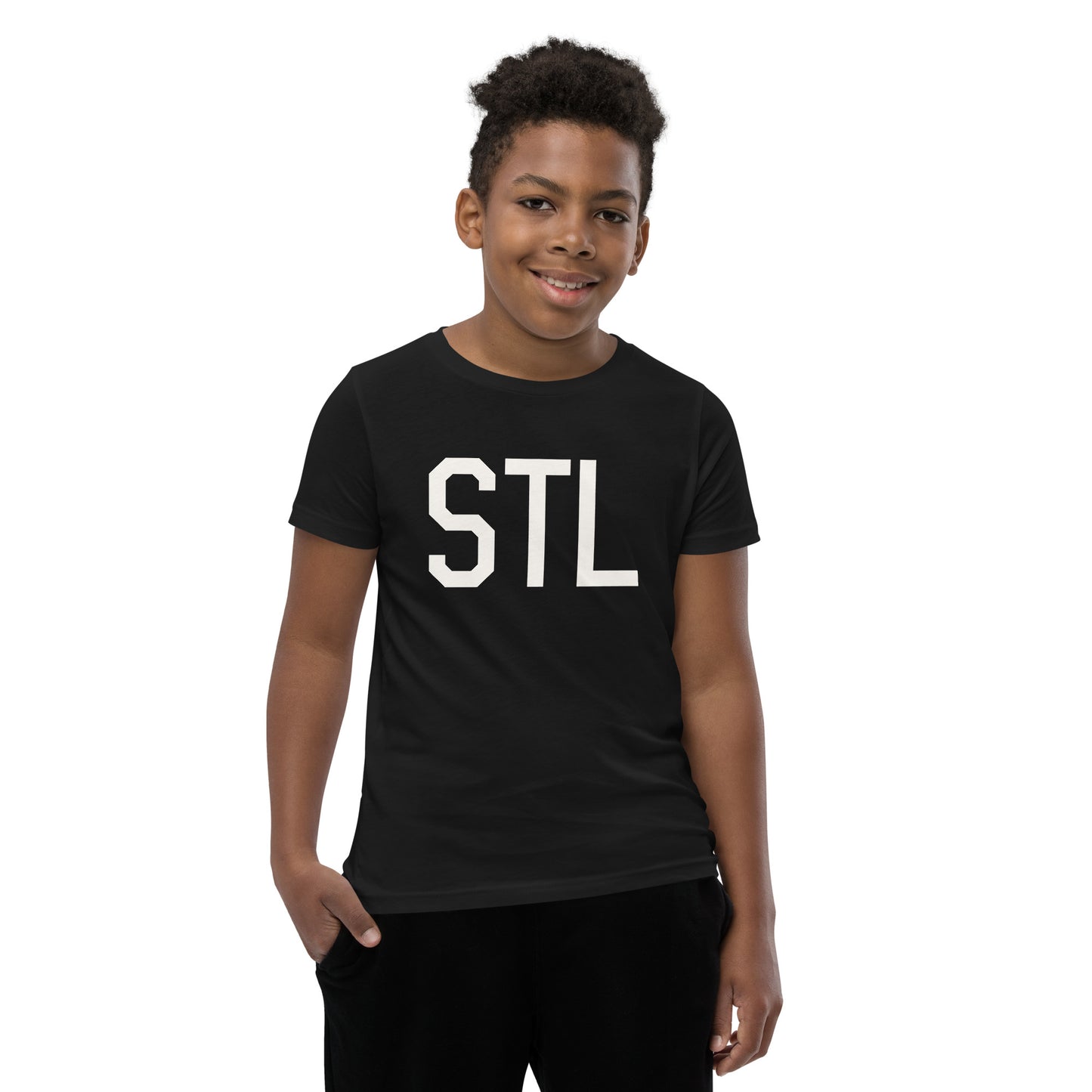 Kid's T-Shirt - White Graphic • STL St. Louis • YHM Designs - Image 06