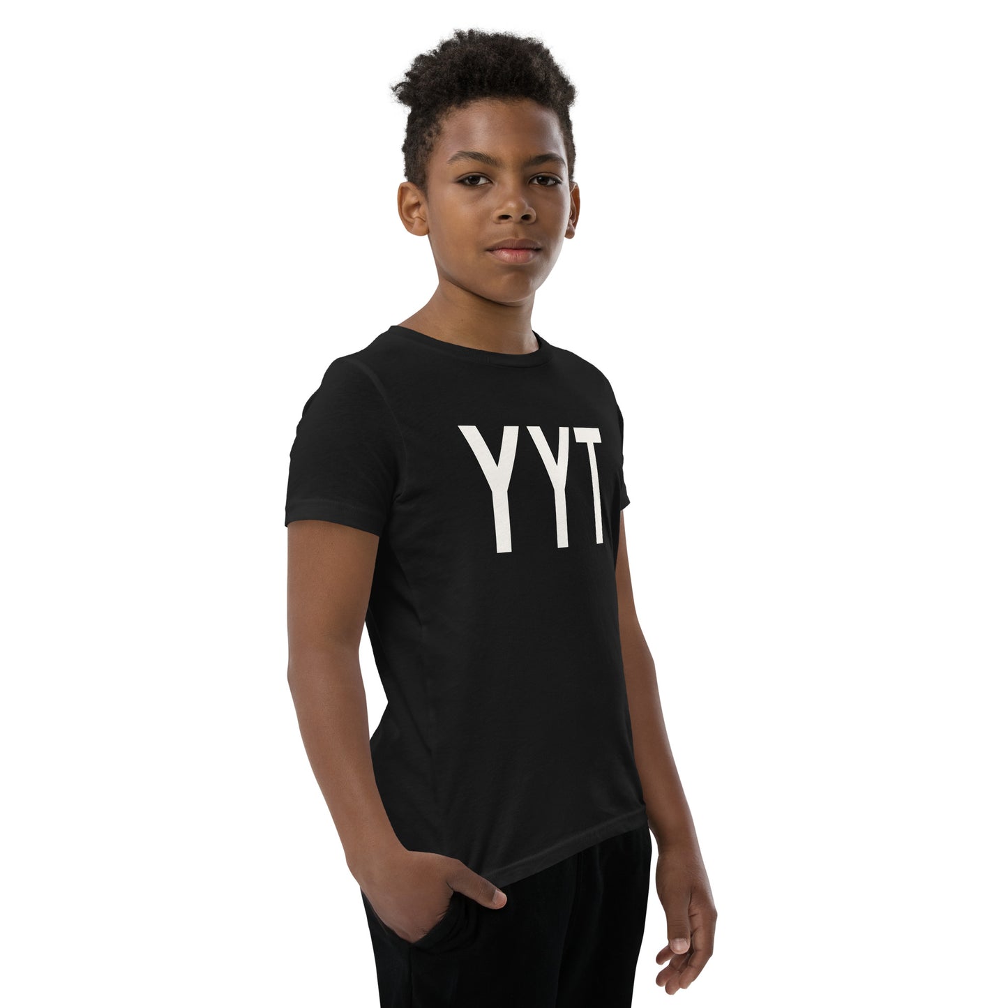 Kid's T-Shirt - White Graphic • YYT St. John's • YHM Designs - Image 07