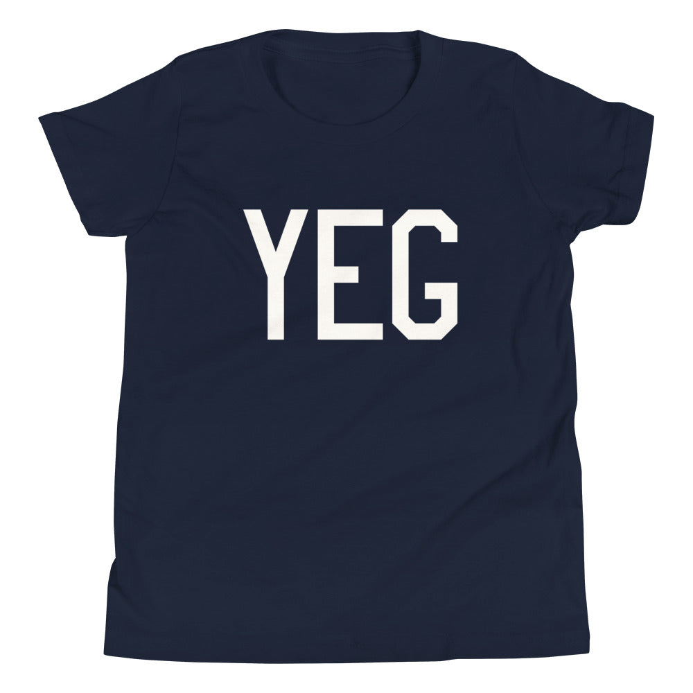 Kid's T-Shirt - White Graphic • YEG Edmonton • YHM Designs - Image 03