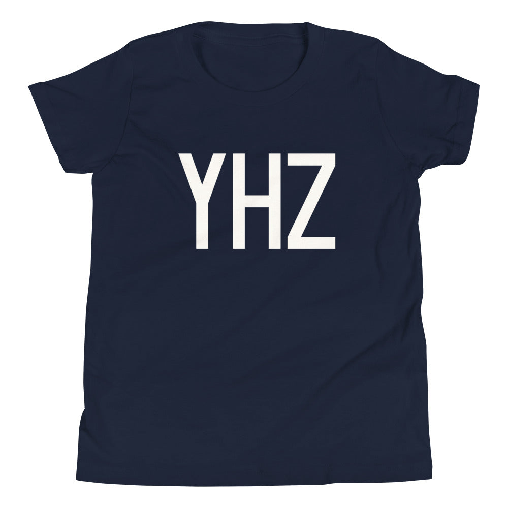 Kid's T-Shirt - White Graphic • YHZ Halifax • YHM Designs - Image 05