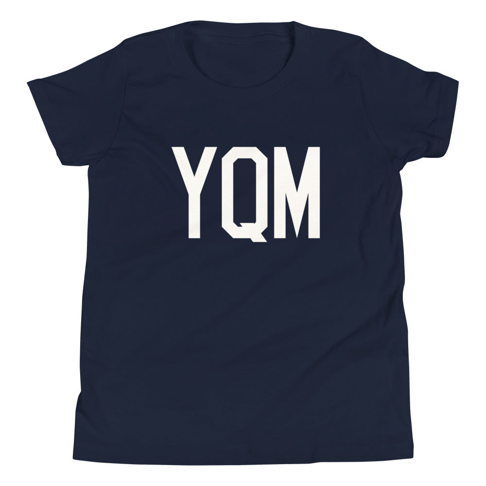 Kid's T-Shirt - White Graphic • YQM Moncton • YHM Designs - Image 05