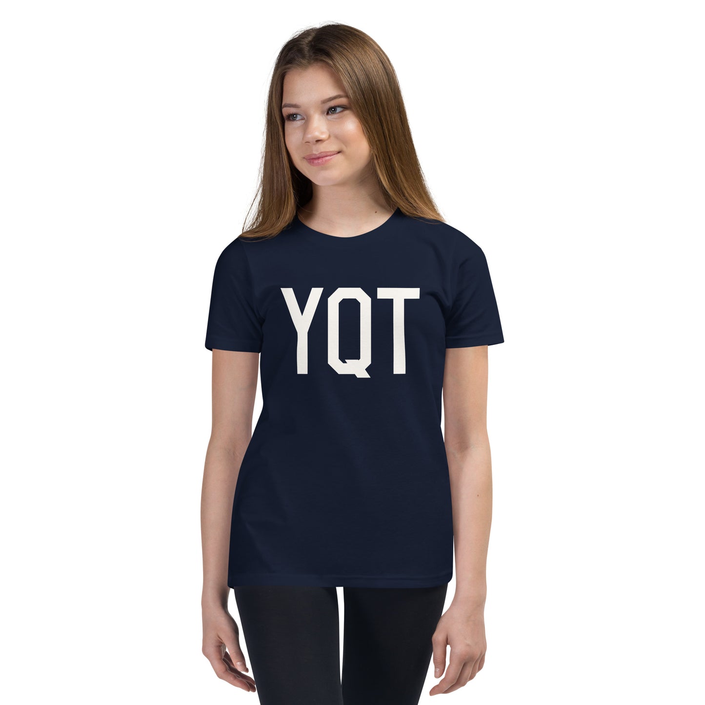 Kid's T-Shirt - White Graphic • YQT Thunder Bay • YHM Designs - Image 04