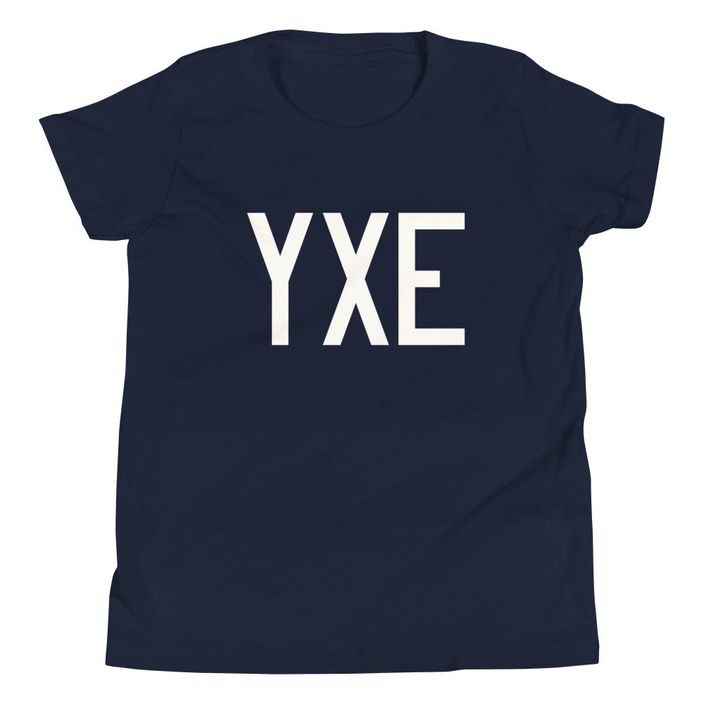 Kid's T-Shirt - White Graphic • YXE Saskatoon • YHM Designs - Image 05