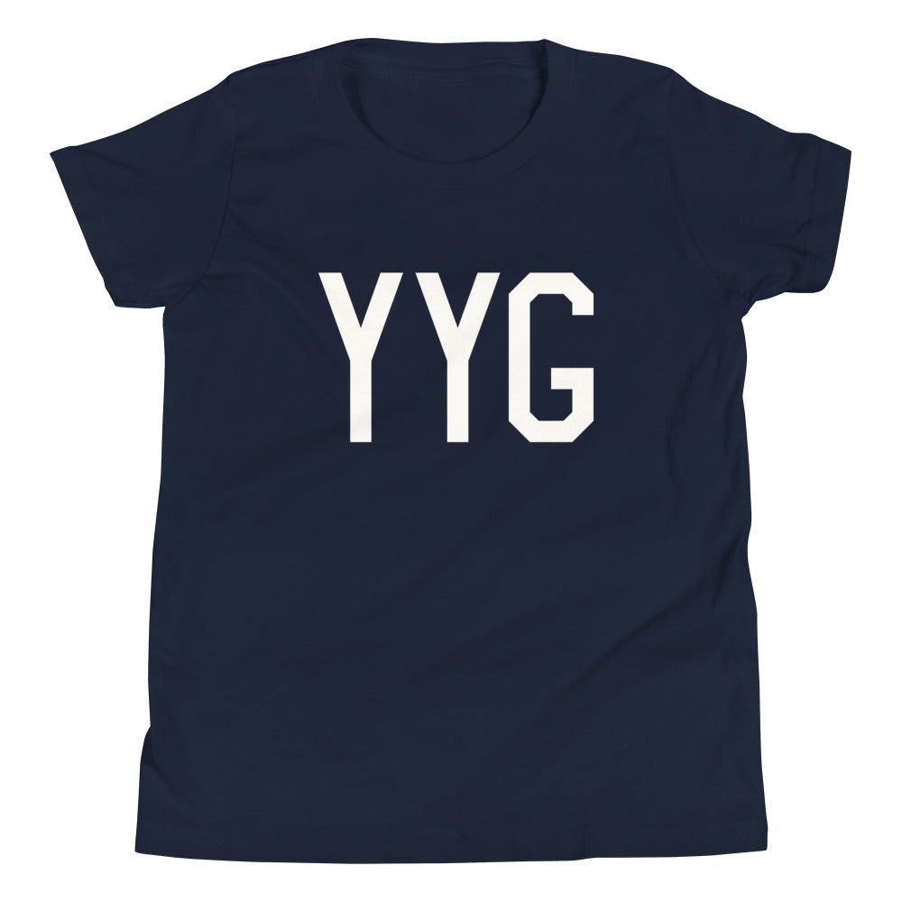 Kid's T-Shirt - White Graphic • YYG Charlottetown • YHM Designs - Image 05