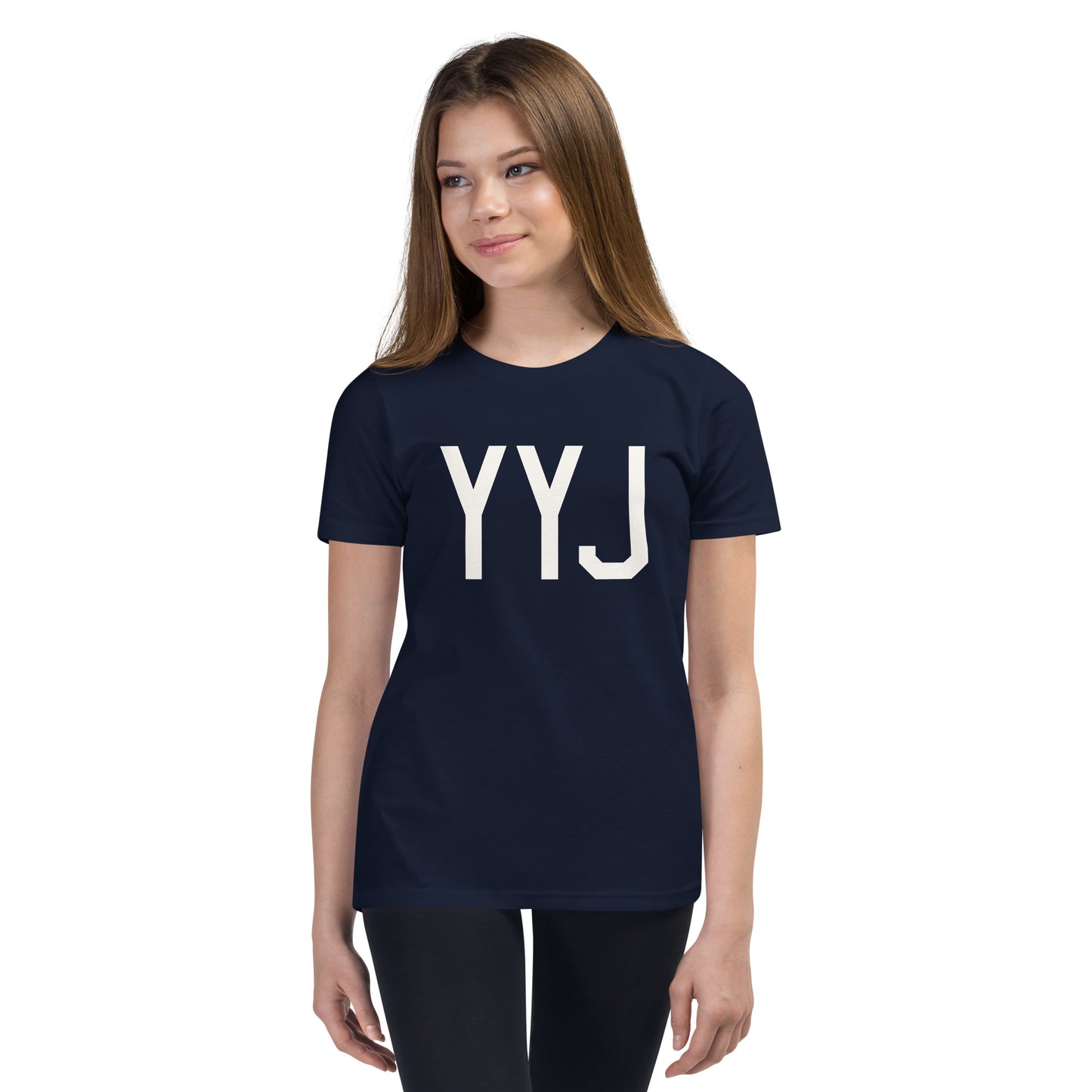 Kid's T-Shirt - White Graphic • YYJ Victoria • YHM Designs - Image 04