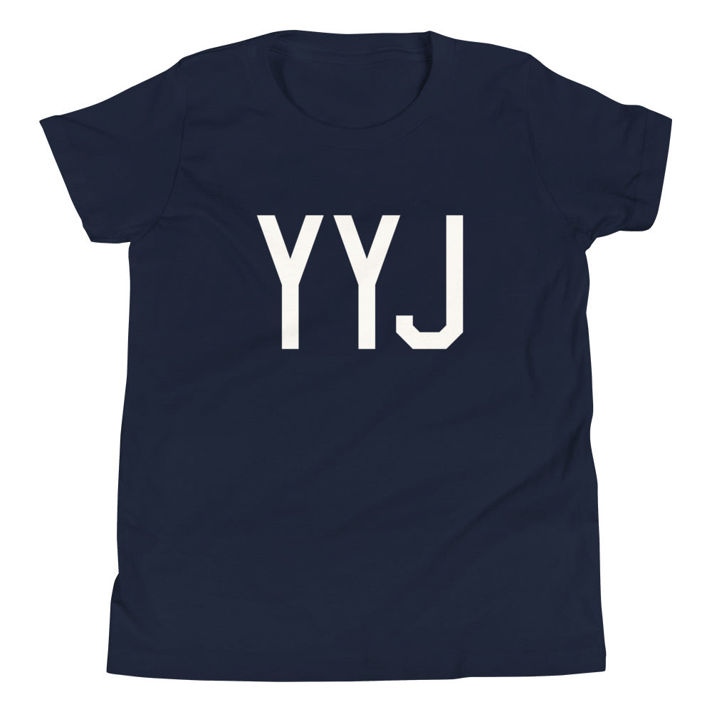 Kid's T-Shirt - White Graphic • YYJ Victoria • YHM Designs - Image 05