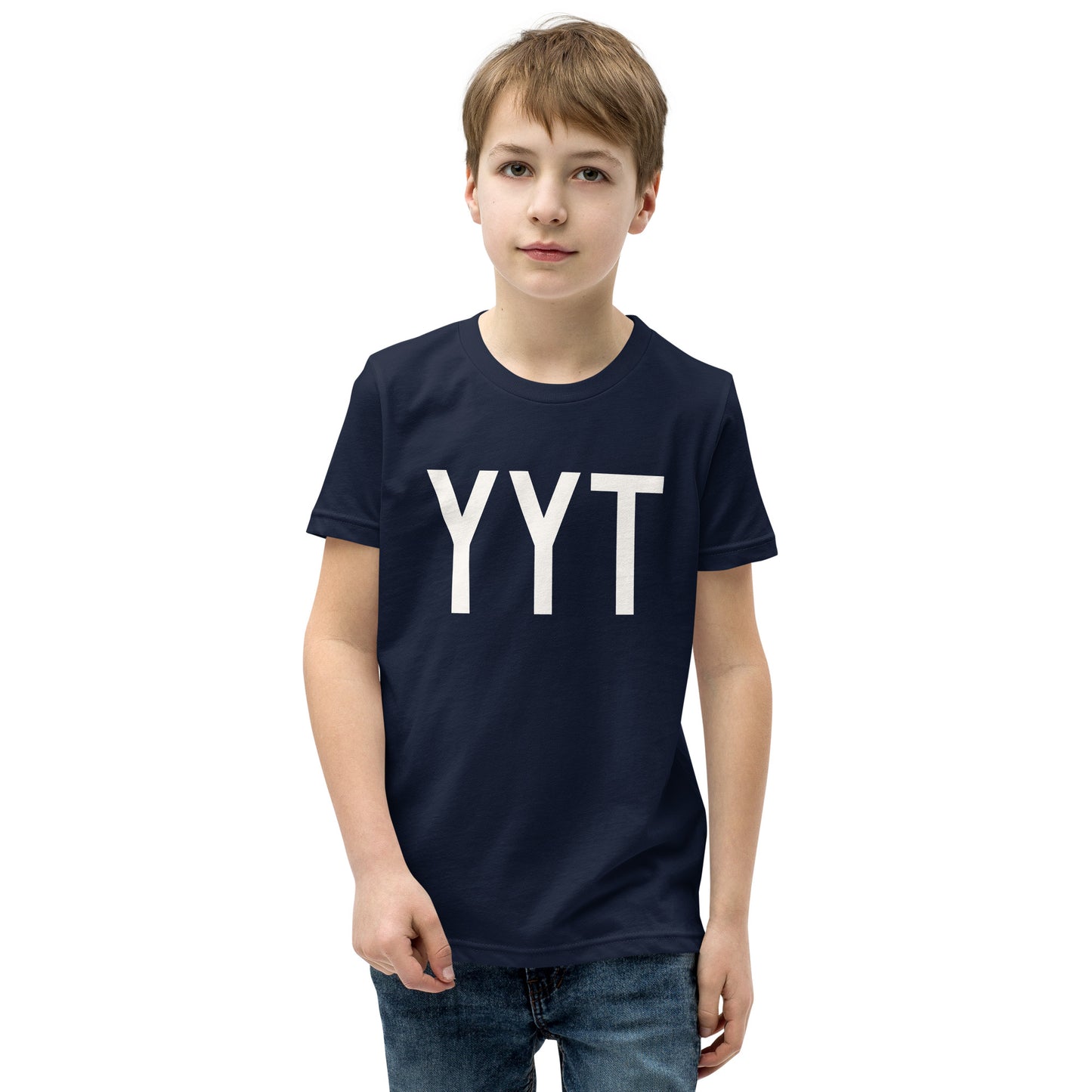 Kid's T-Shirt - White Graphic • YYT St. John's • YHM Designs - Image 03