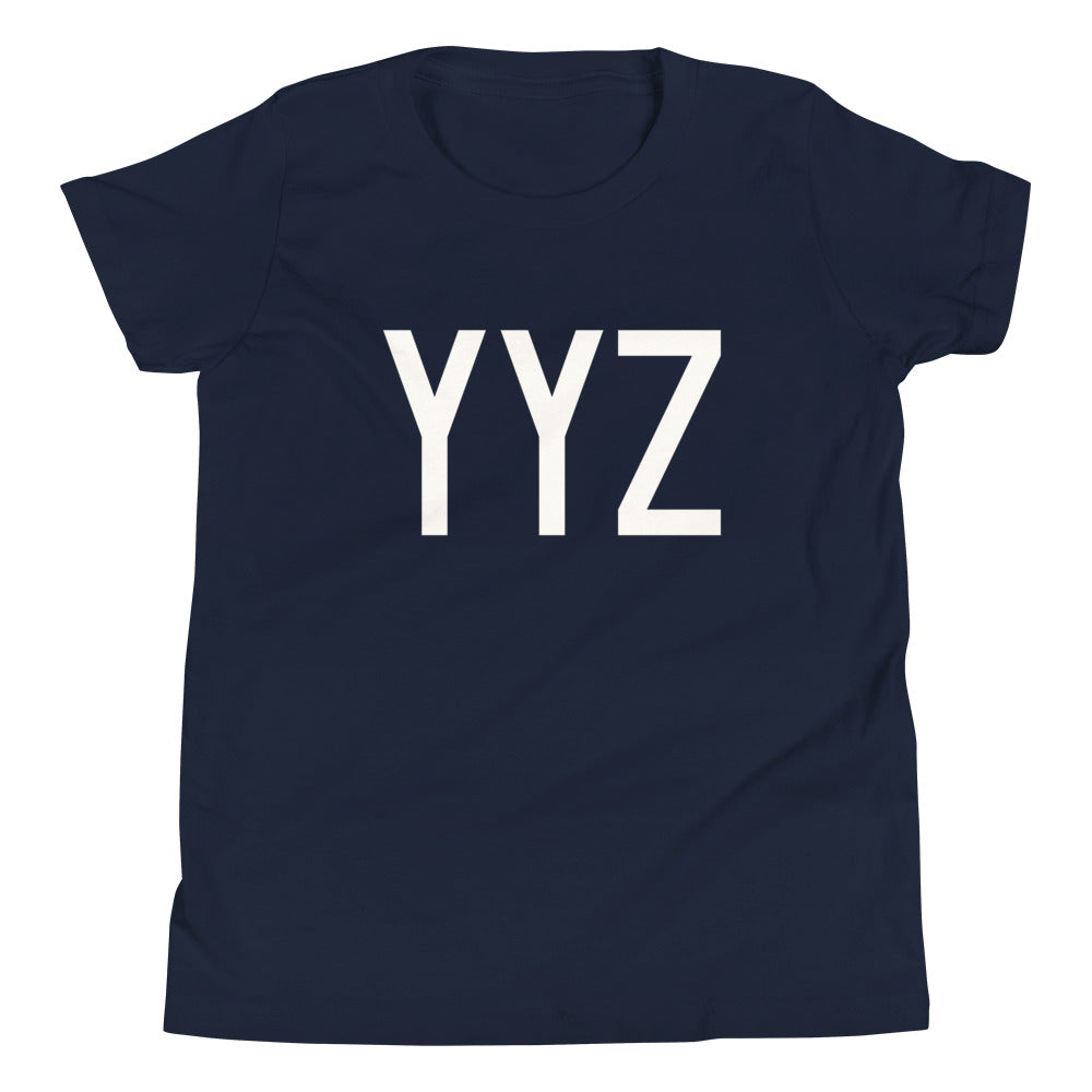 Kid's T-Shirt - White Graphic • YYZ Toronto • YHM Designs - Image 05