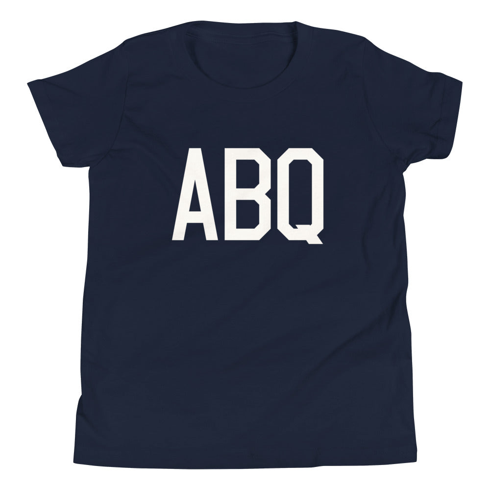Kid's T-Shirt - White Graphic • ABQ Albuquerque • YHM Designs - Image 05