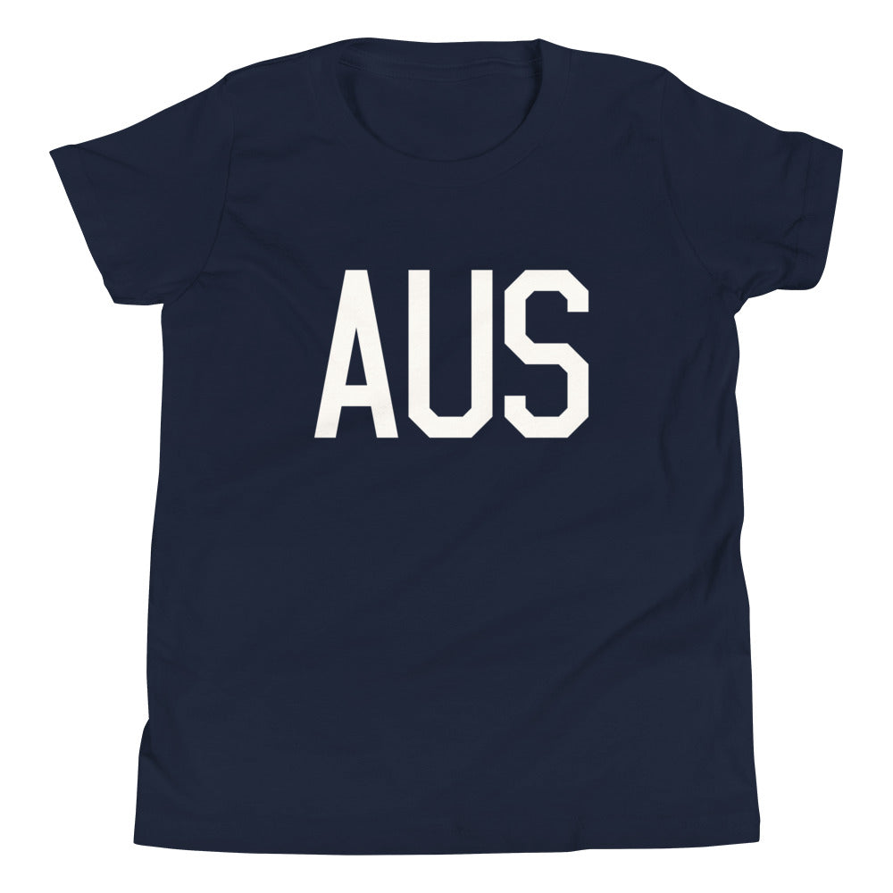 Kid's T-Shirt - White Graphic • AUS Austin • YHM Designs - Image 05
