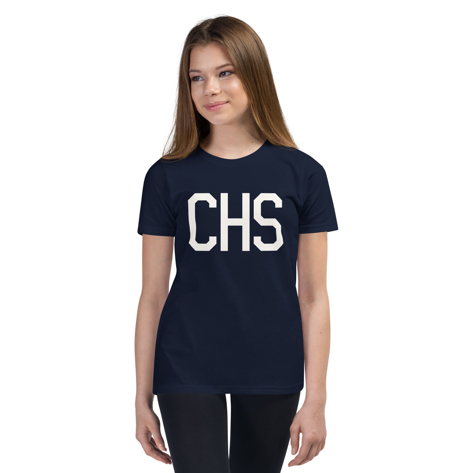 Kid's T-Shirt - White Graphic • CHS Charleston • YHM Designs - Image 04