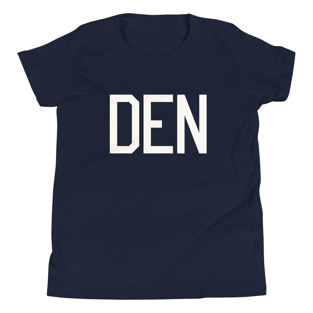 Kid's T-Shirt - White Graphic • DEN Denver • YHM Designs - Image 05