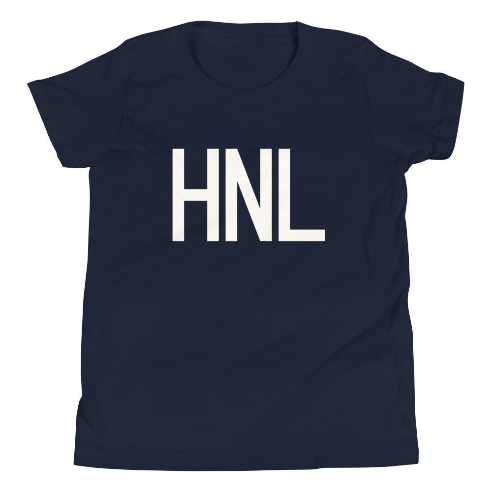 Kid's T-Shirt - White Graphic • HNL Honolulu • YHM Designs - Image 05