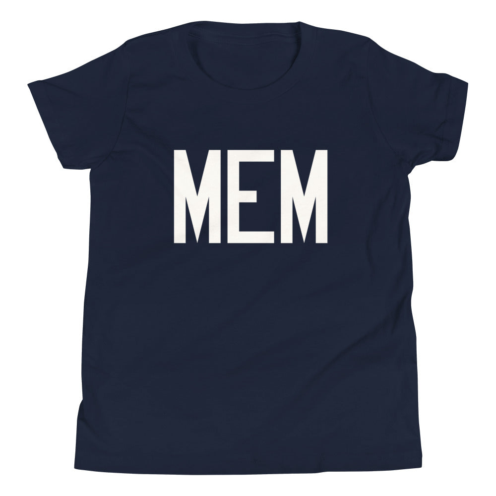 Kid's T-Shirt - White Graphic • MEM Memphis • YHM Designs - Image 05
