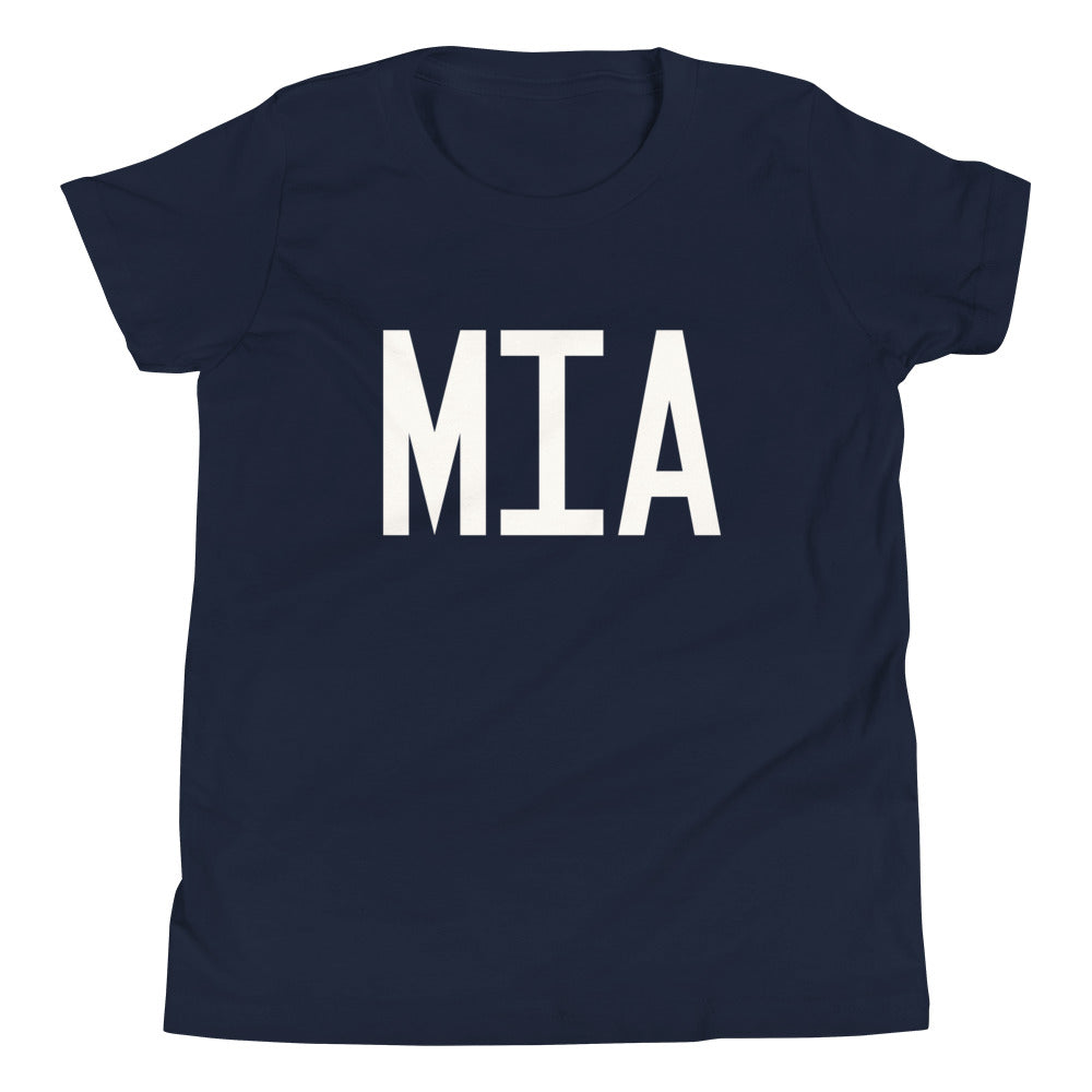 Kid's T-Shirt - White Graphic • MIA Miami • YHM Designs - Image 05