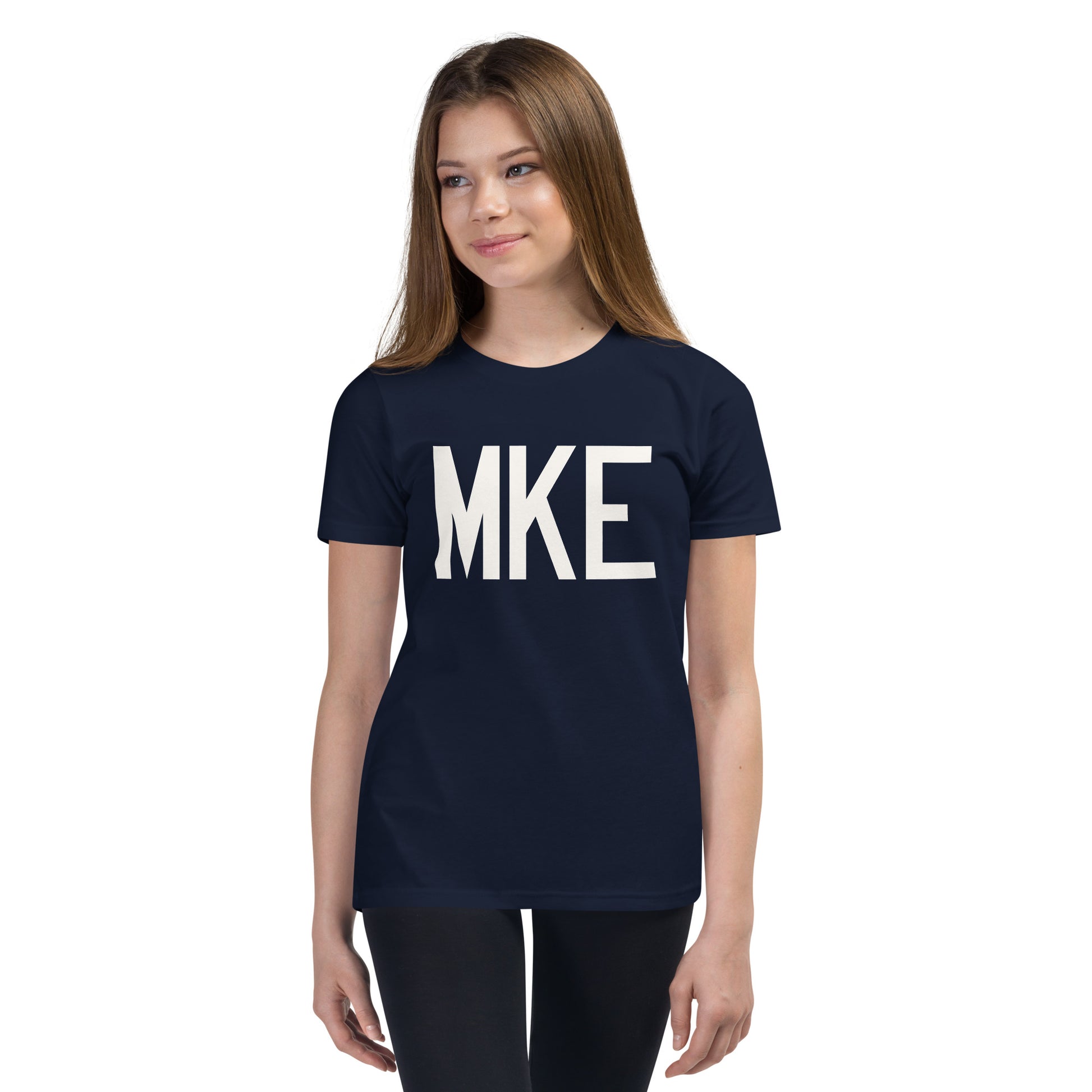 Kid's T-Shirt - White Graphic • MKE Milwaukee • YHM Designs - Image 04