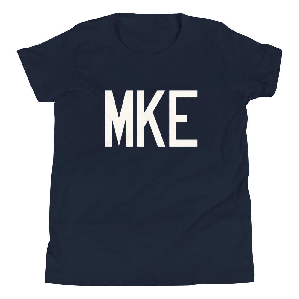 Kid's T-Shirt - White Graphic • MKE Milwaukee • YHM Designs - Image 05
