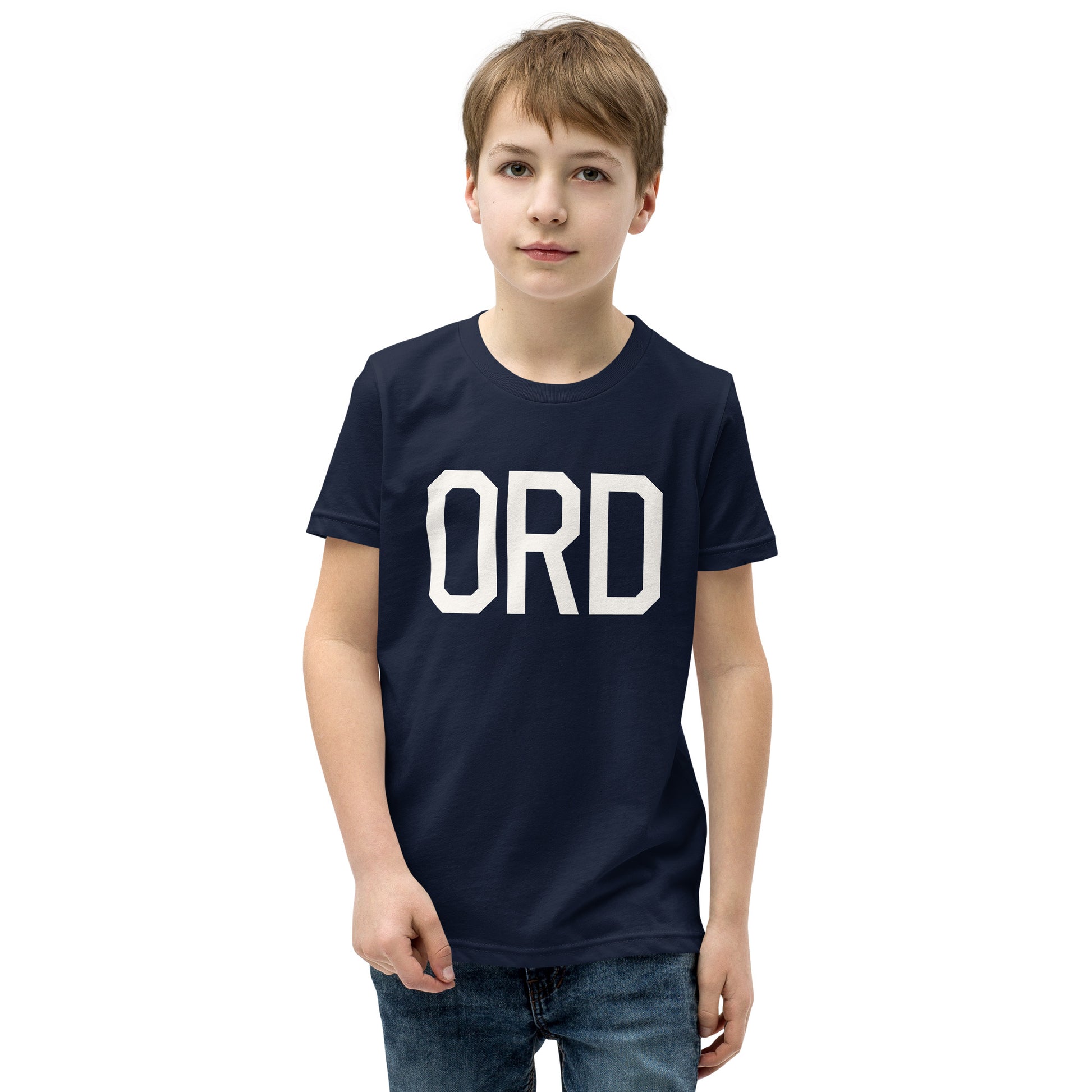 Kid's T-Shirt - White Graphic • ORD Chicago • YHM Designs - Image 03