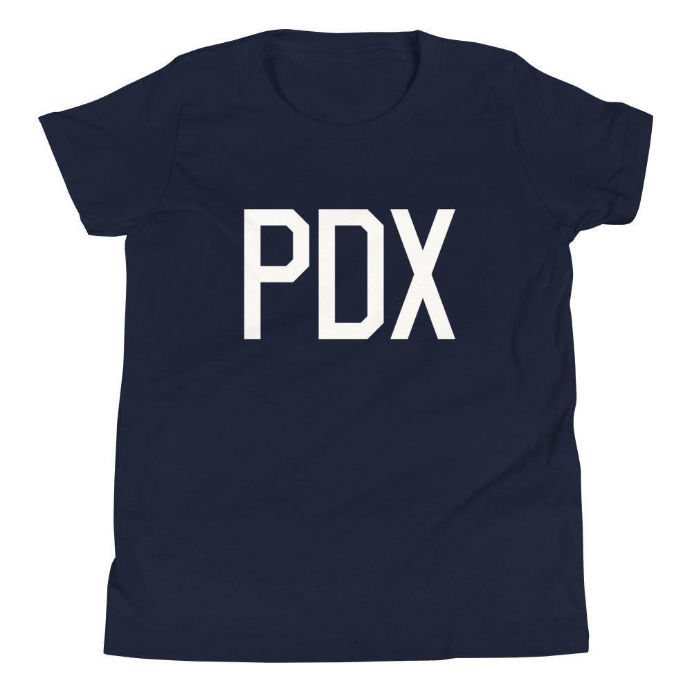 Kid's T-Shirt - White Graphic • PDX Portland • YHM Designs - Image 05