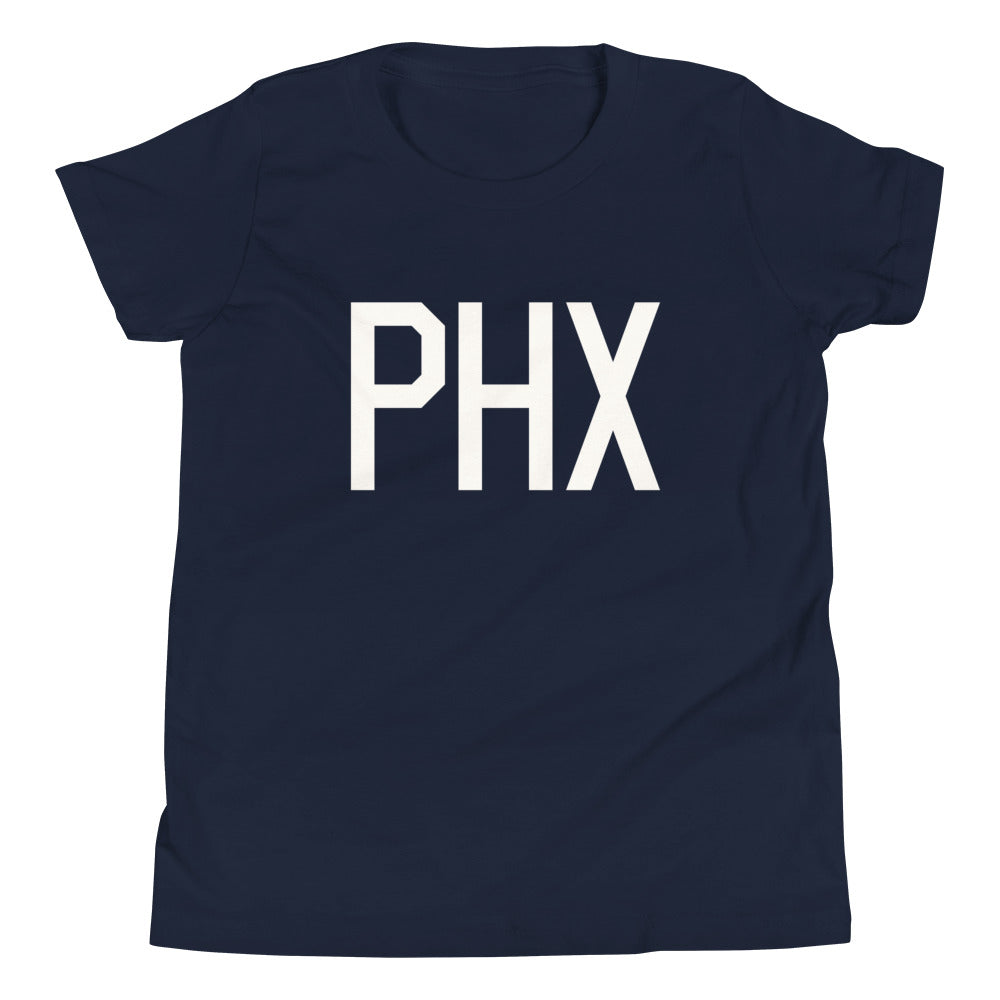 Kid's T-Shirt - White Graphic • PHX Phoenix • YHM Designs - Image 05