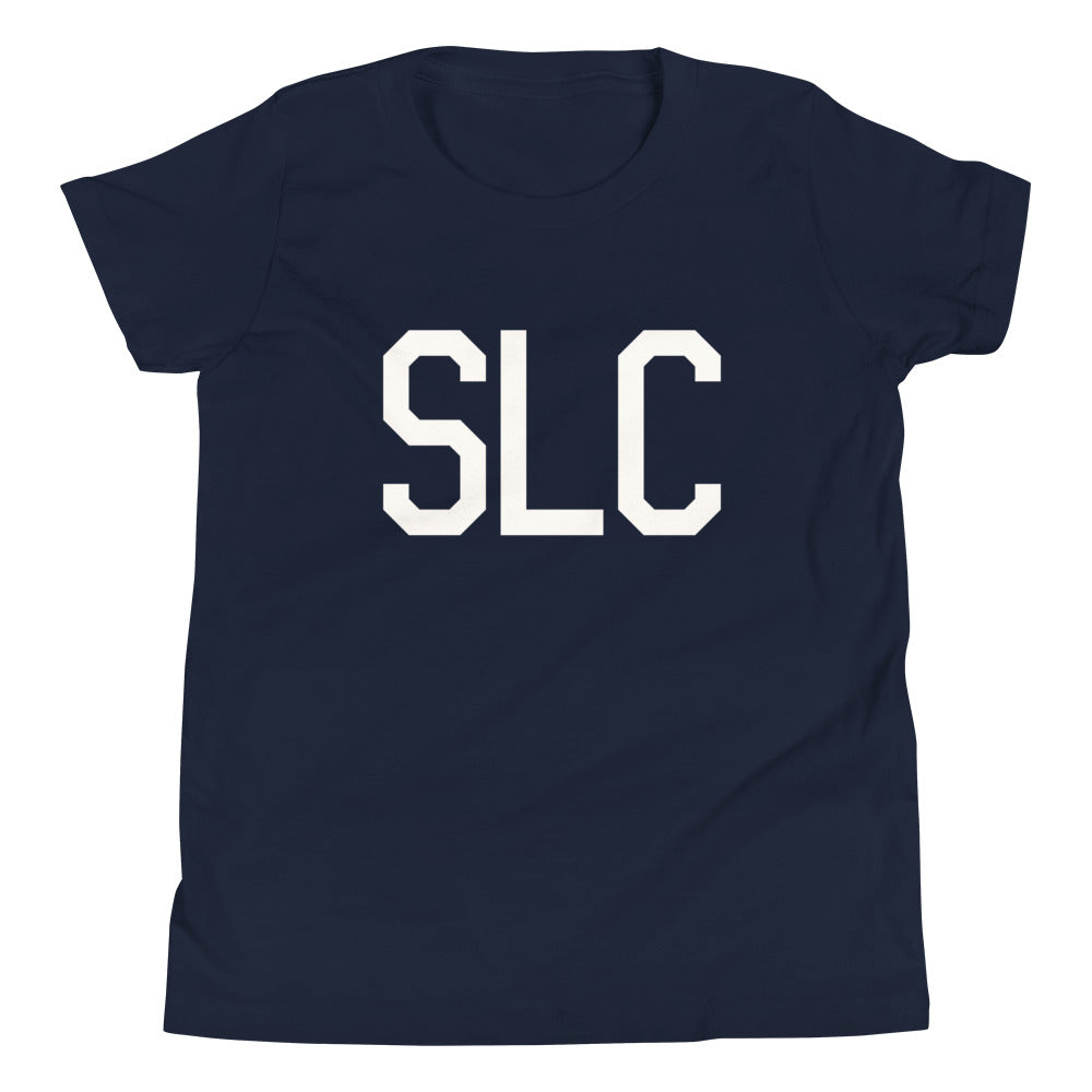 Kid's T-Shirt - White Graphic • SLC Salt Lake City • YHM Designs - Image 05