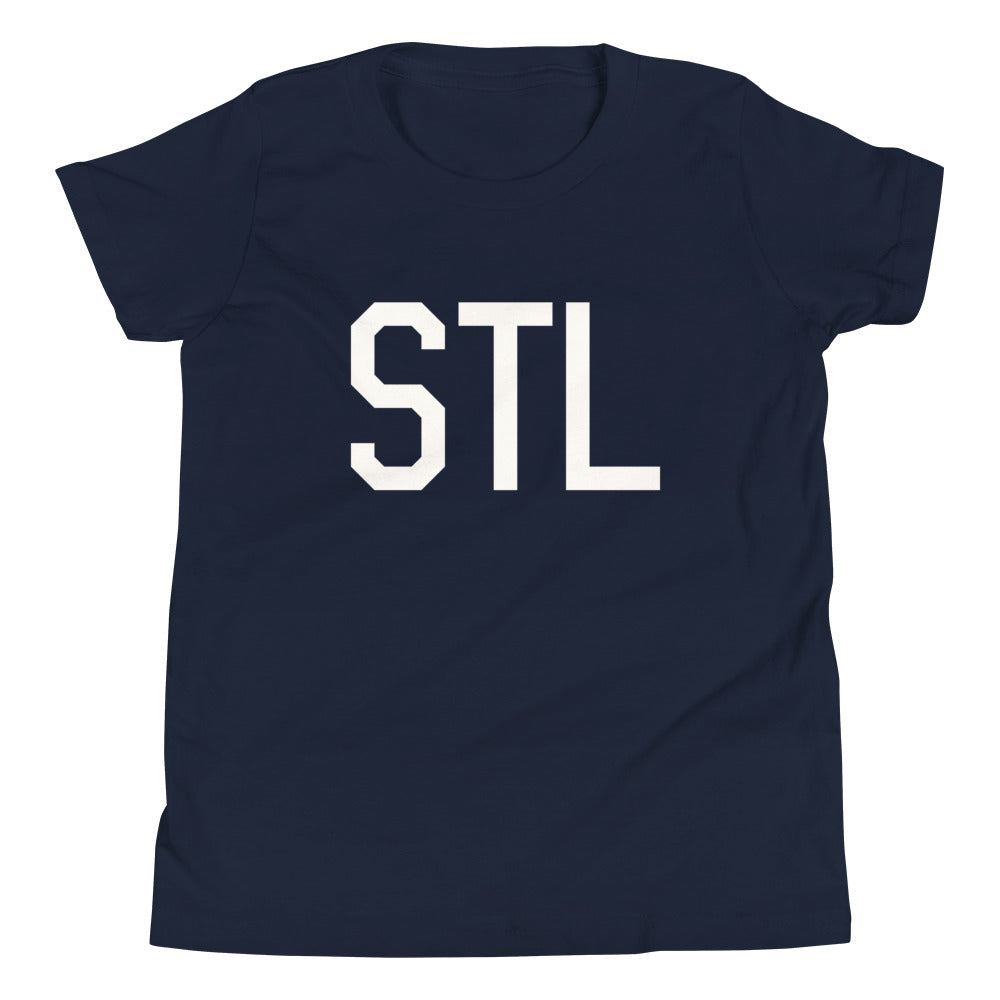 Kid's T-Shirt - White Graphic • STL St. Louis • YHM Designs - Image 05
