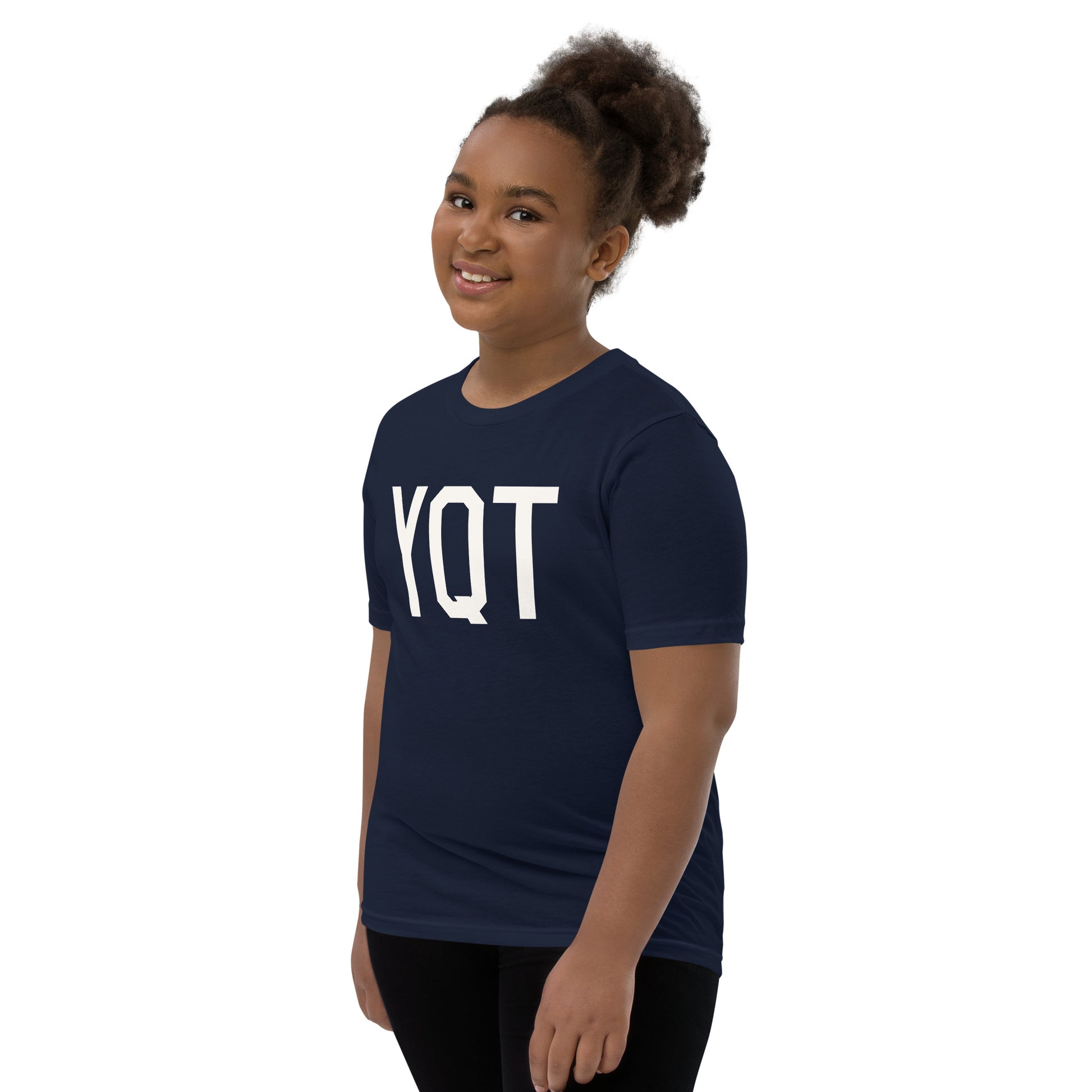 Kid's T-Shirt - White Graphic • YQT Thunder Bay • YHM Designs - Image 02