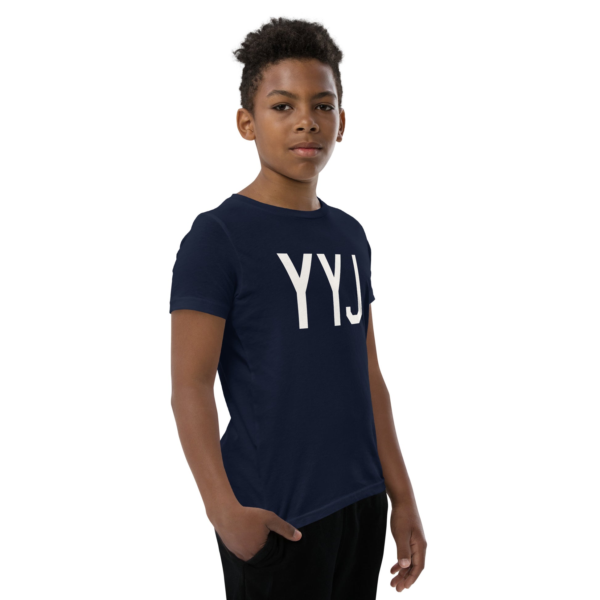 Kid's T-Shirt - White Graphic • YYJ Victoria • YHM Designs - Image 08